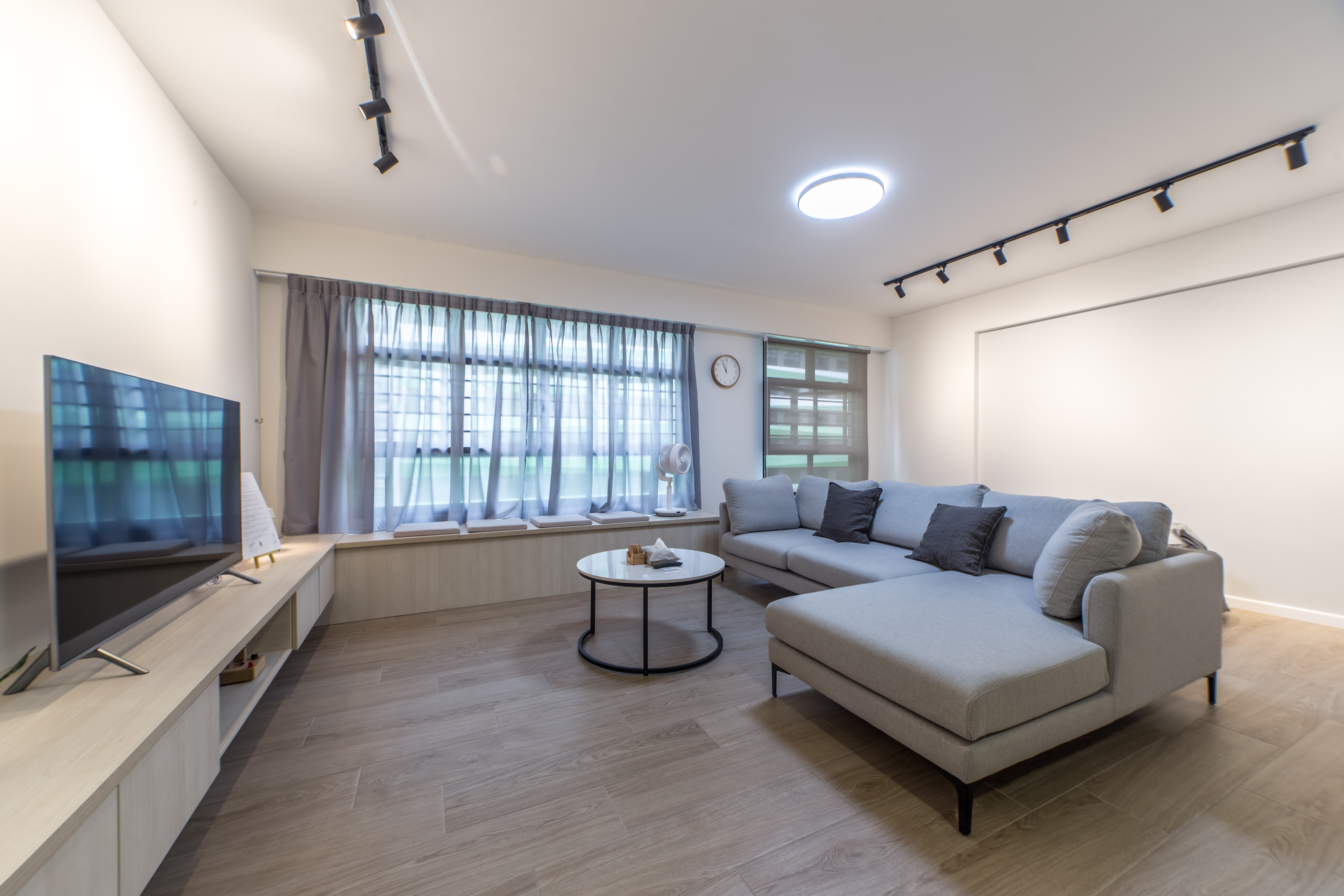 Scandinavian Design - Living Room - HDB 5 Room - Design by Ovon Design Pte Ltd