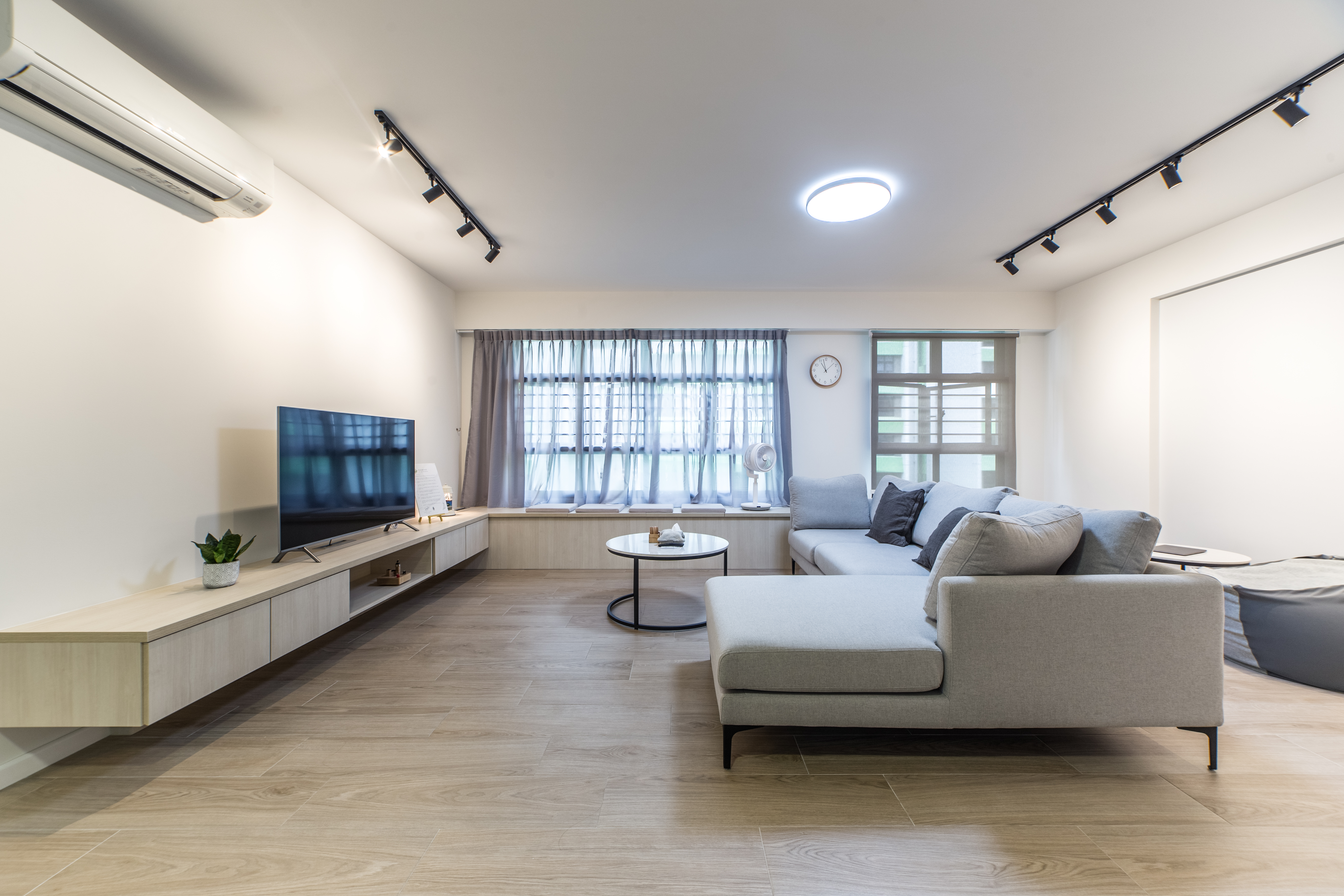 Scandinavian Design - Living Room - HDB 5 Room - Design by Ovon Design Pte Ltd