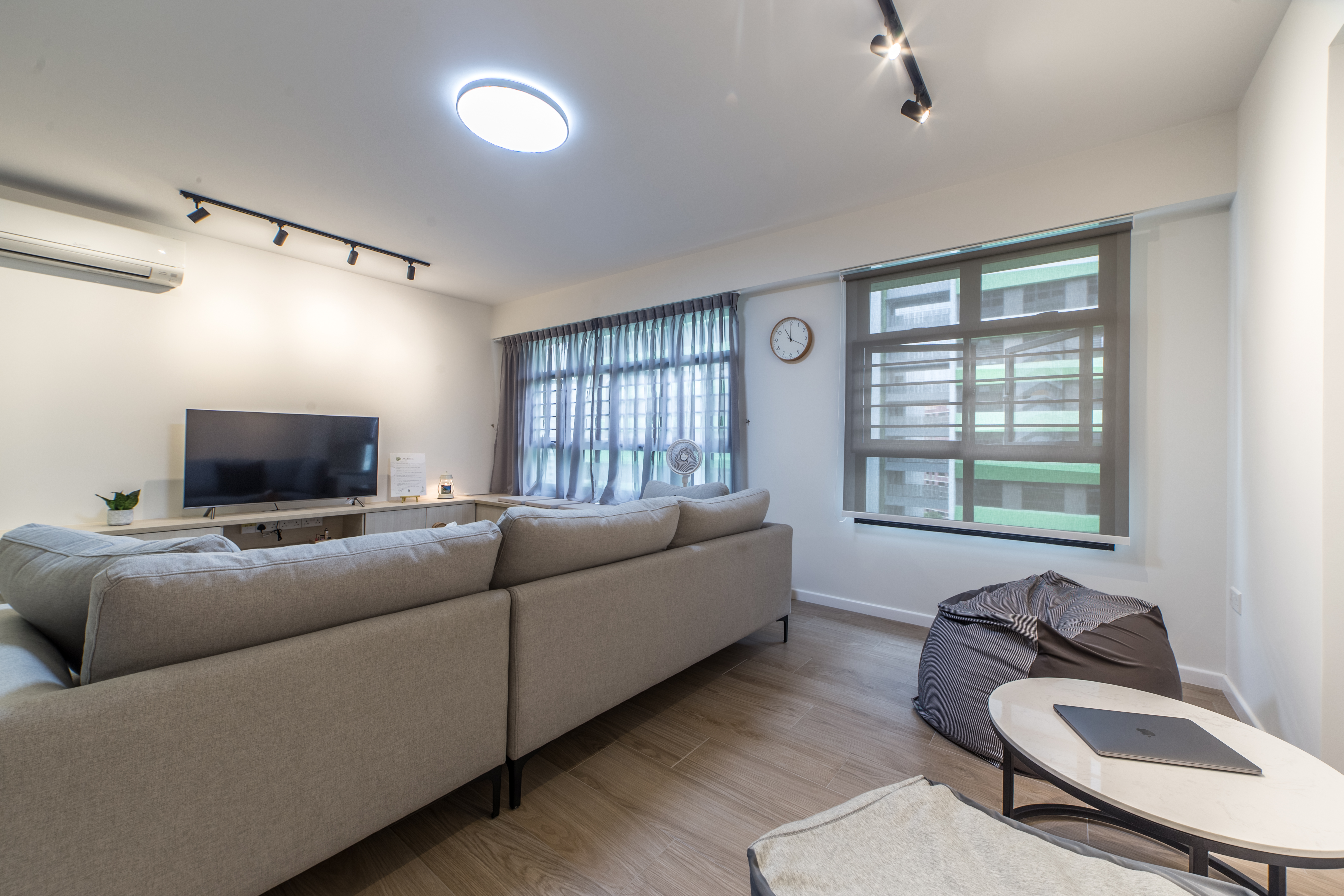 Scandinavian Design - Living Room - HDB 5 Room - Design by Ovon Design Pte Ltd