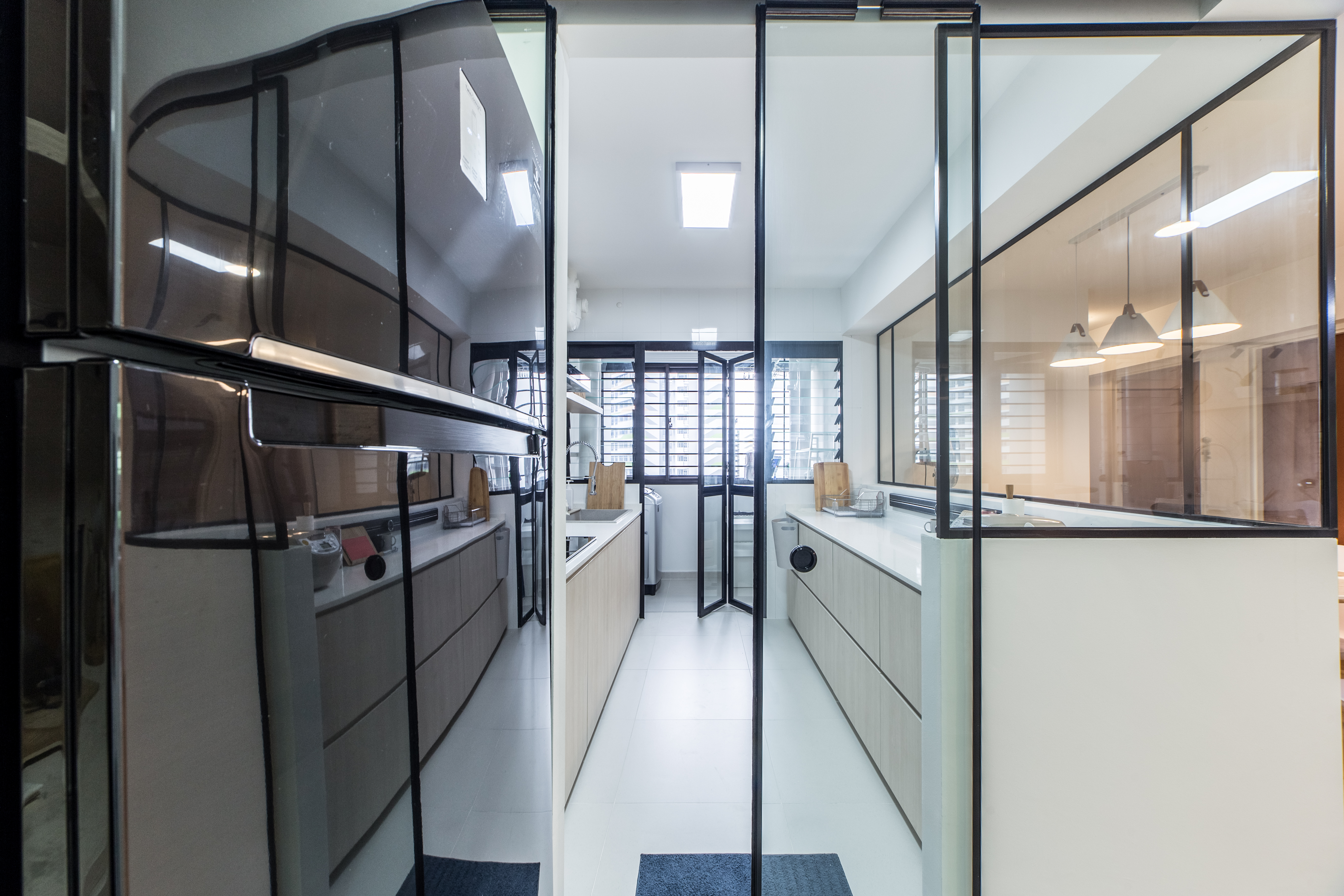 Scandinavian Design - Kitchen - HDB 5 Room - Design by Ovon Design Pte Ltd