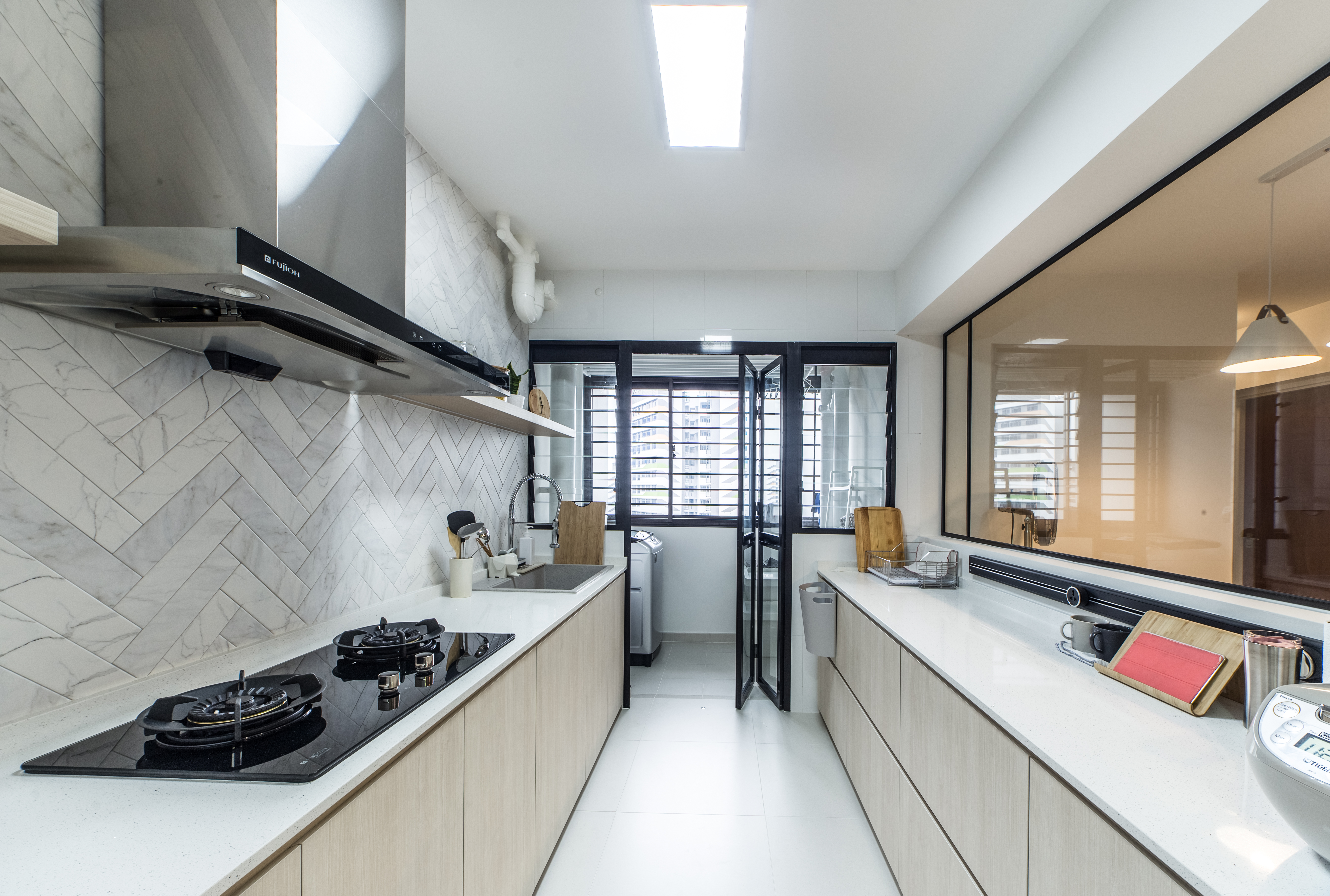 Scandinavian Design - Kitchen - HDB 5 Room - Design by Ovon Design Pte Ltd