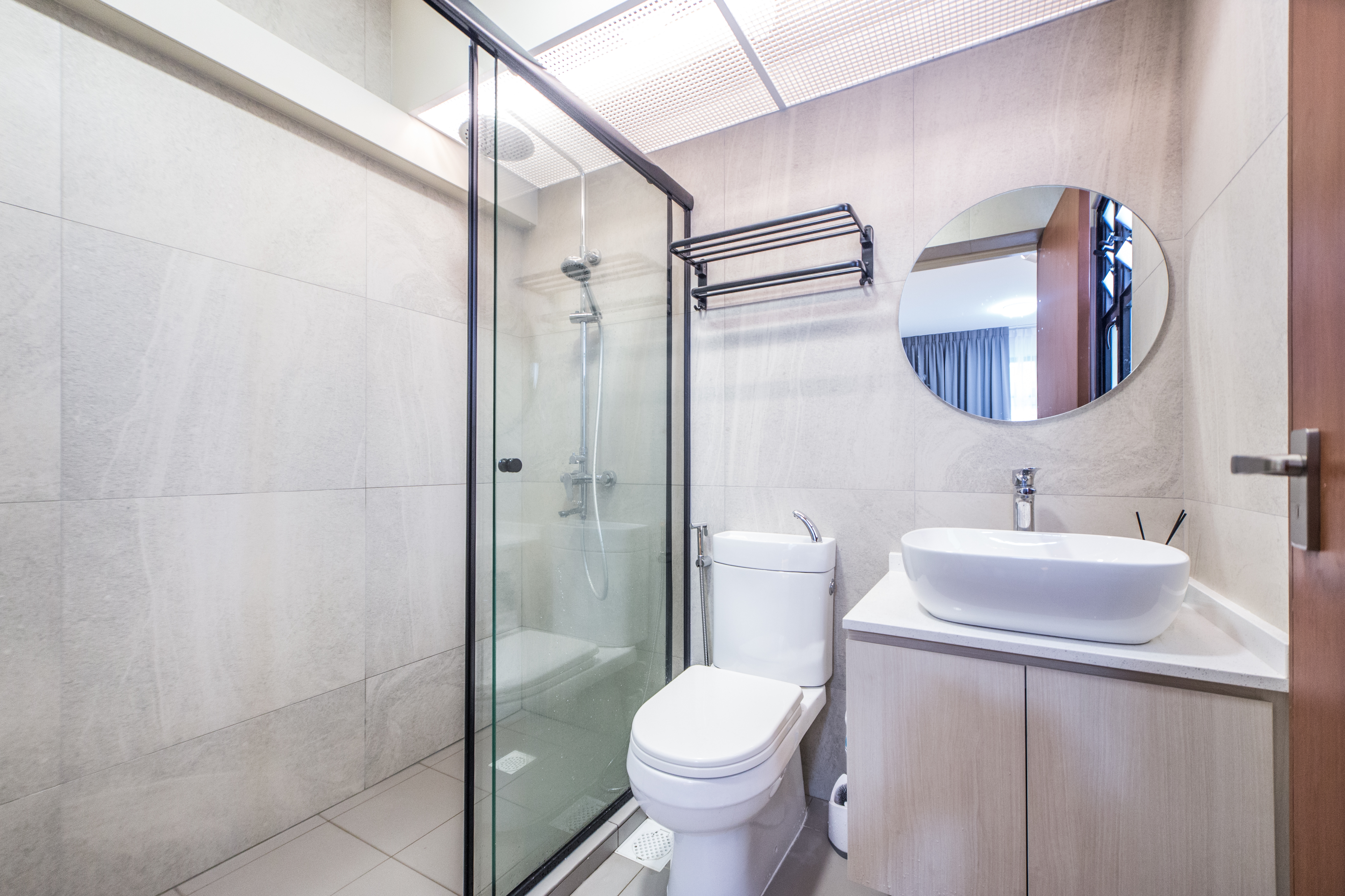 Scandinavian Design - Bathroom - HDB 5 Room - Design by Ovon Design Pte Ltd