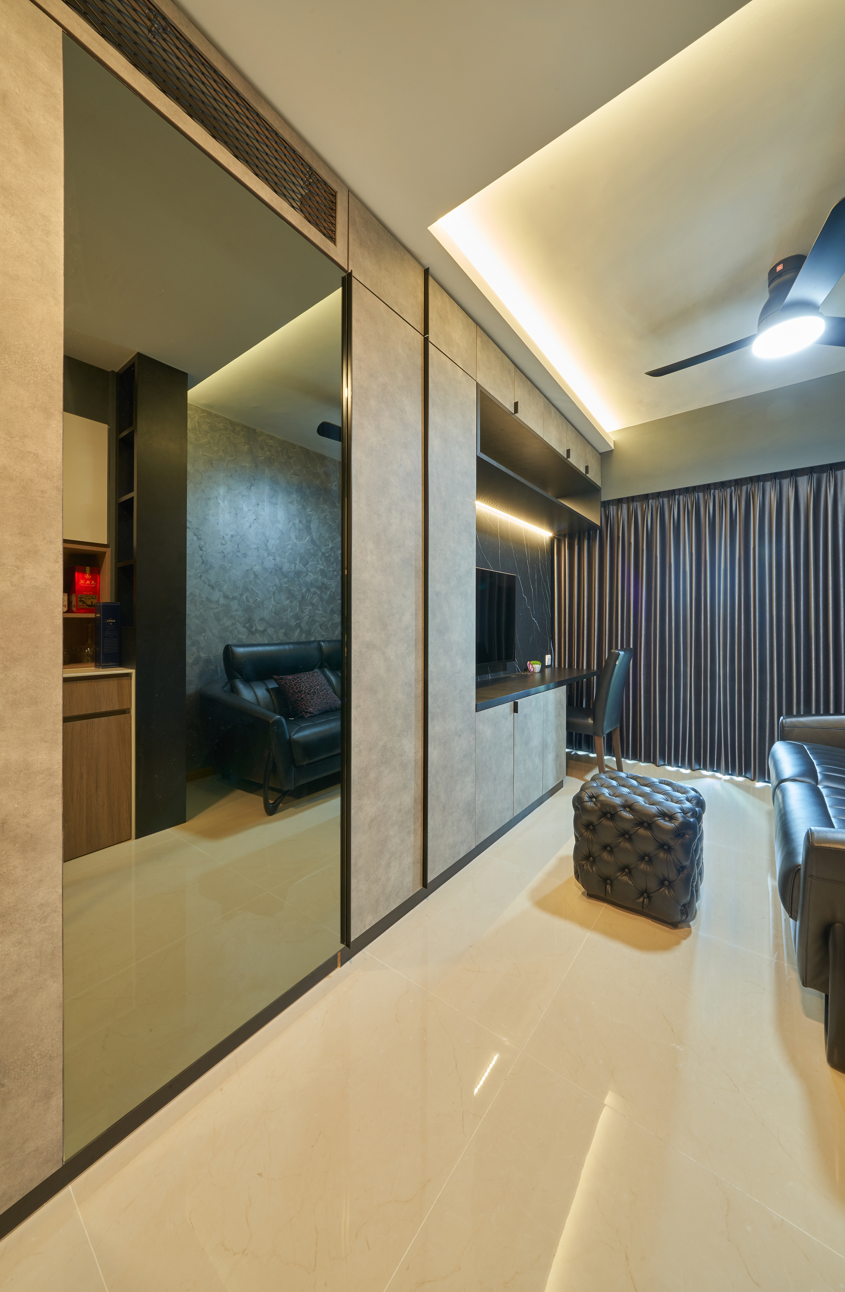Contemporary Design - Living Room - Condominium - Design by Ovon Design Pte Ltd
