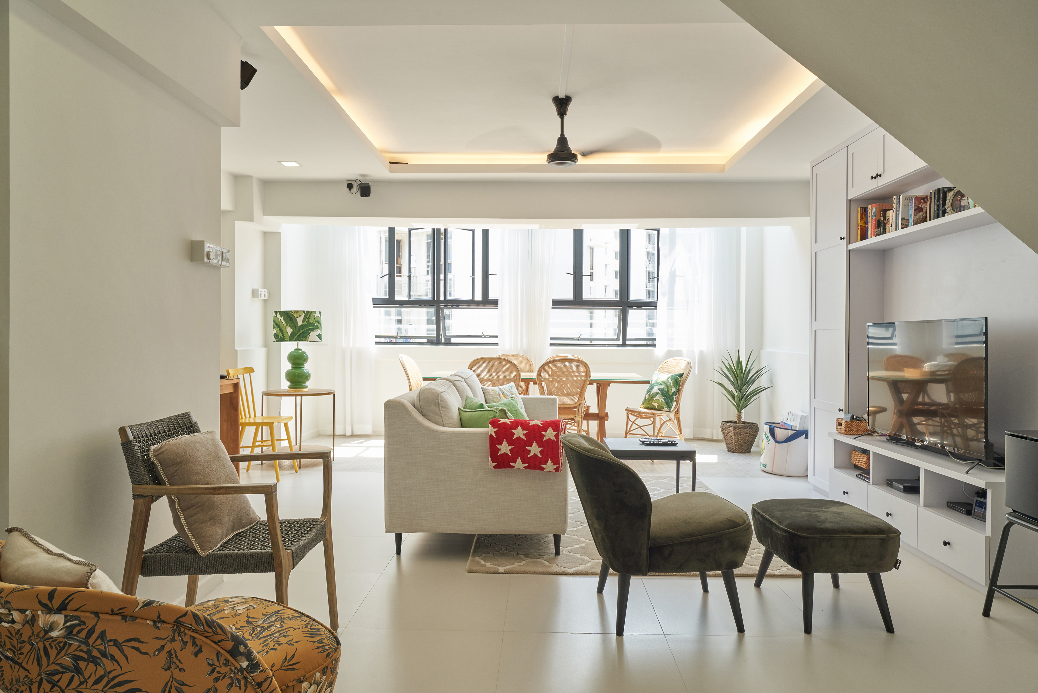 Modern Design - Living Room - HDB Executive Apartment - Design by Ovon Design Pte Ltd