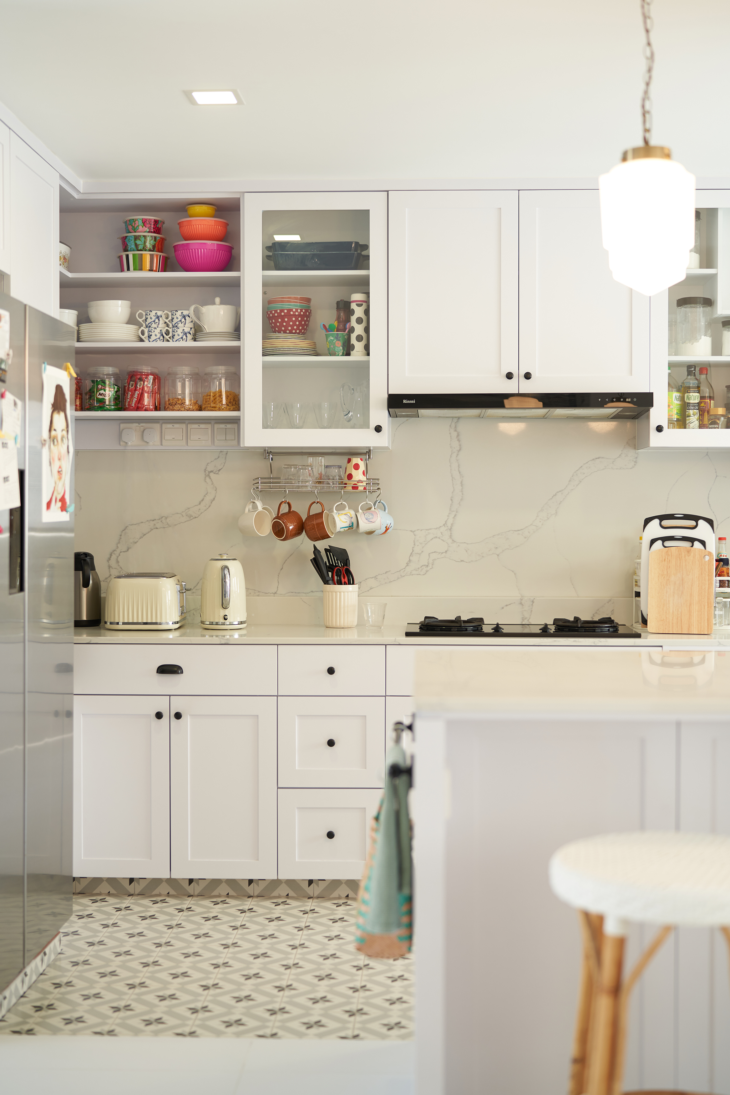 Modern Design - Kitchen - HDB Executive Apartment - Design by Ovon Design Pte Ltd