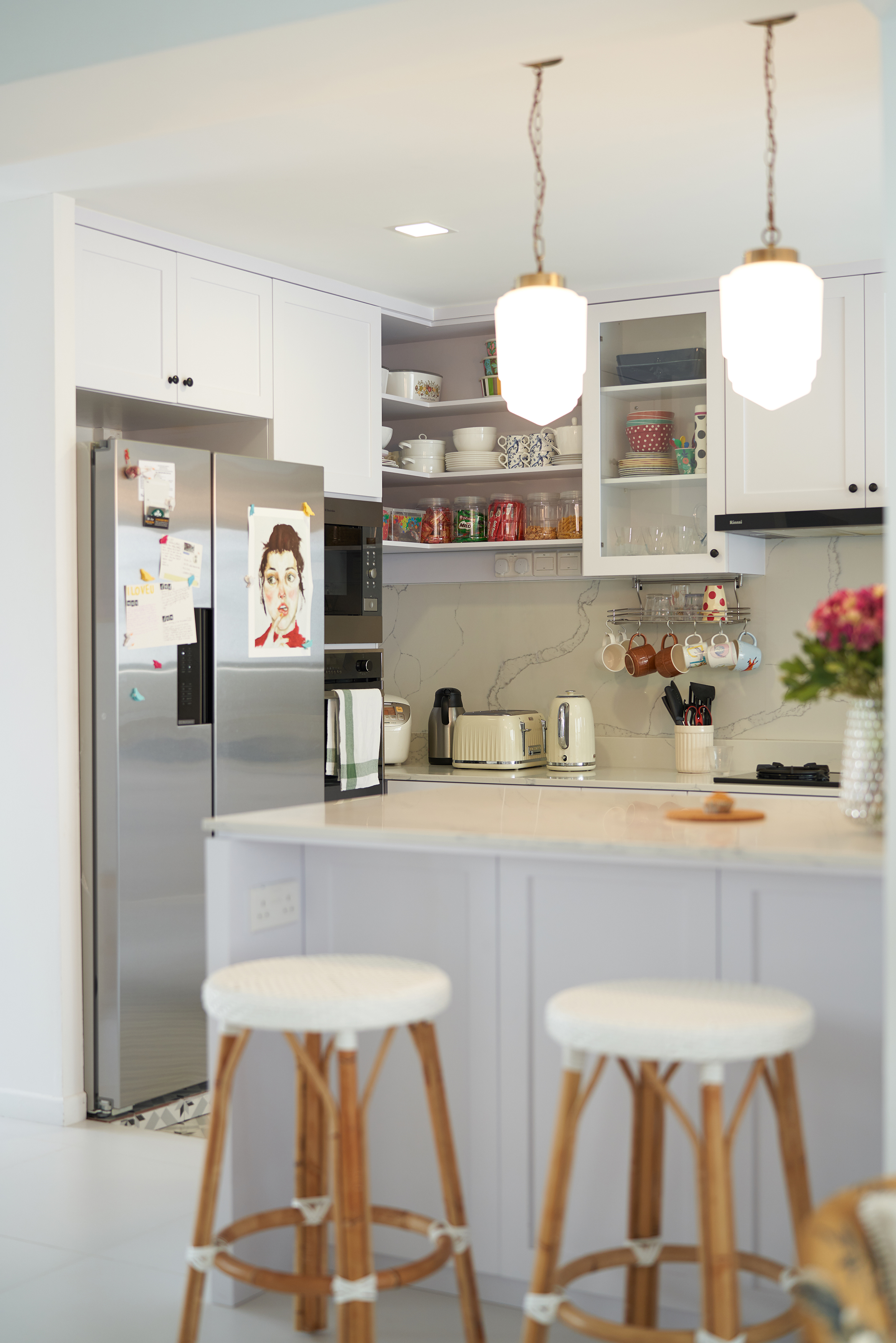 Modern Design - Kitchen - HDB Executive Apartment - Design by Ovon Design Pte Ltd
