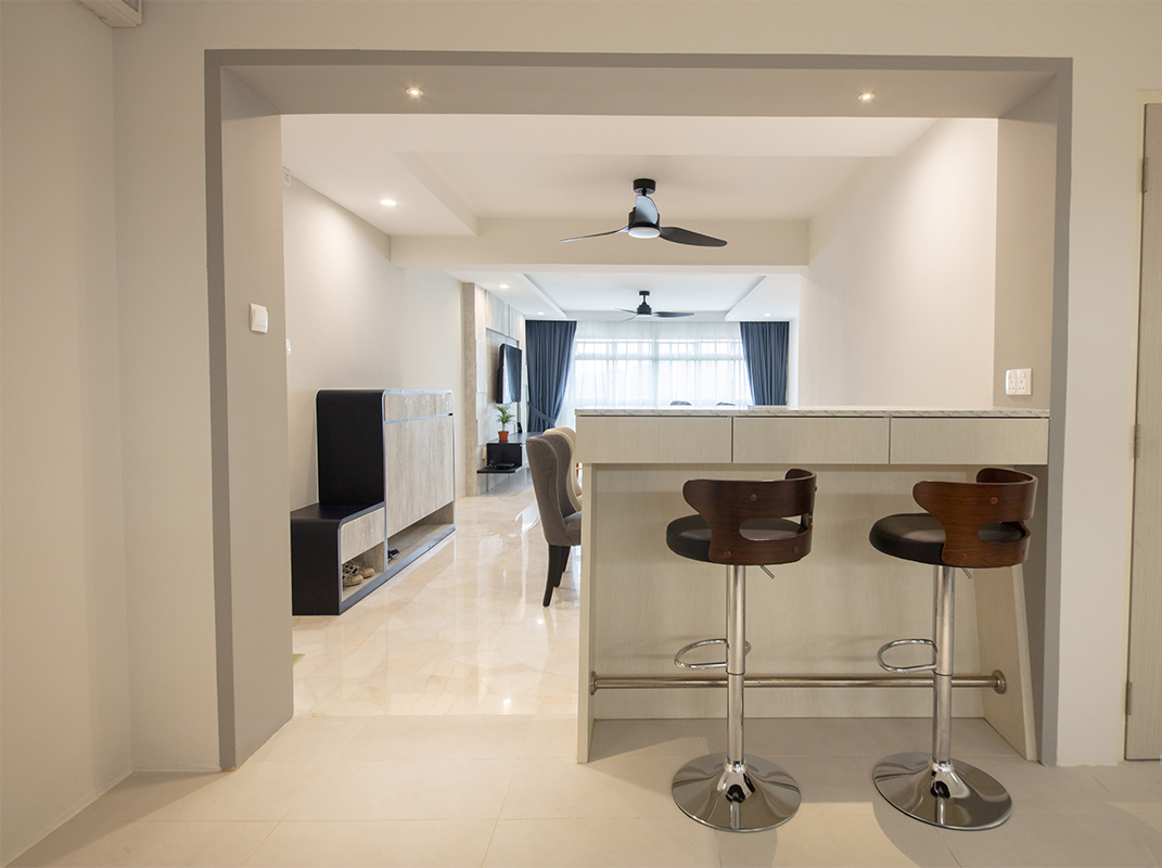 Contemporary Design - Dining Room - HDB 4 Room - Design by Ovon Design Pte Ltd