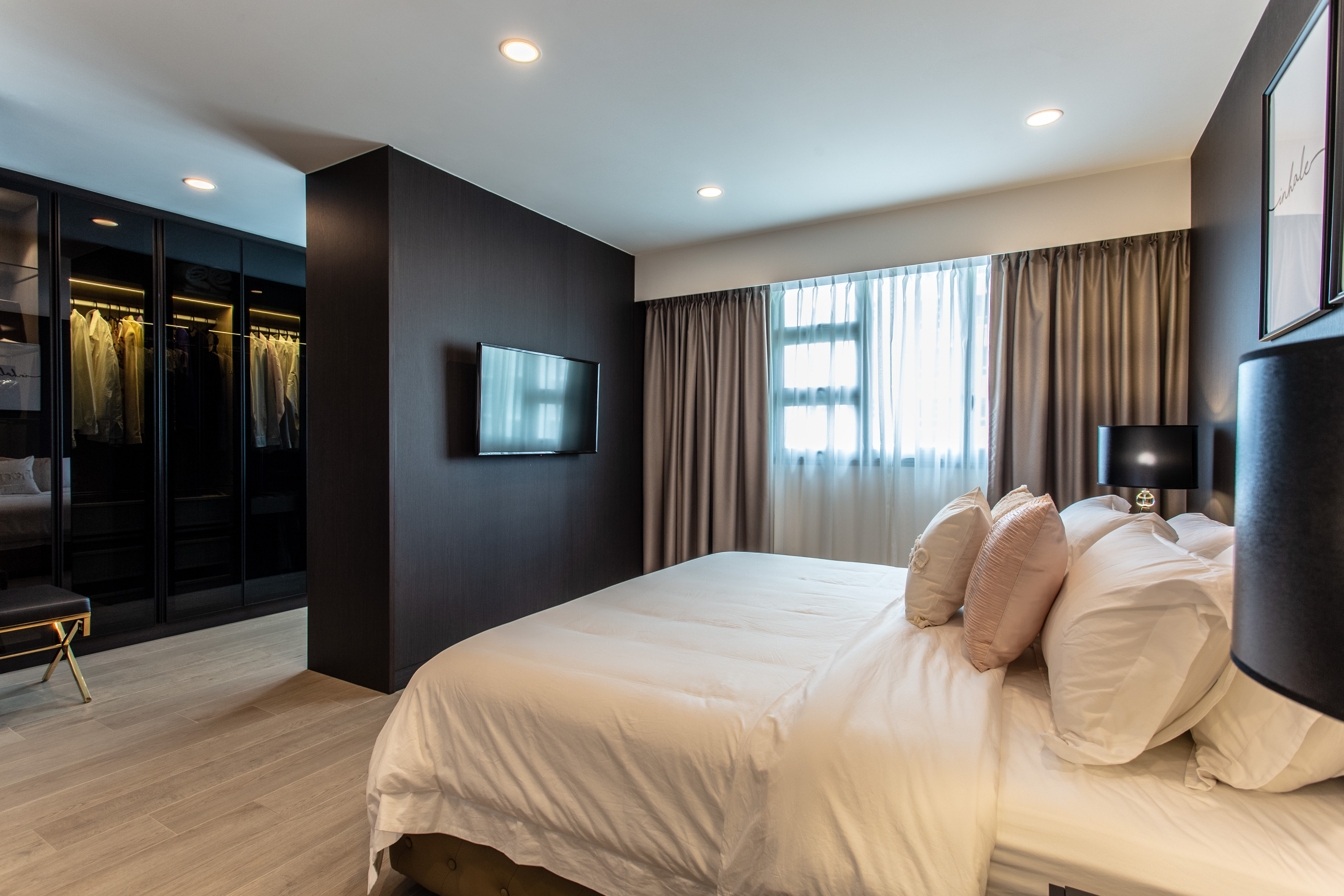 Contemporary Design - Bedroom - HDB 4 Room - Design by Ovon Design Pte Ltd