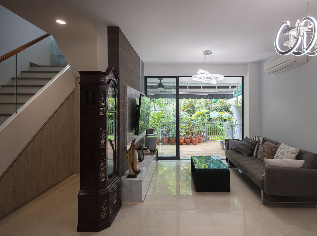 Contemporary Design - Living Room - Landed House - Design by Ovon Design Pte Ltd