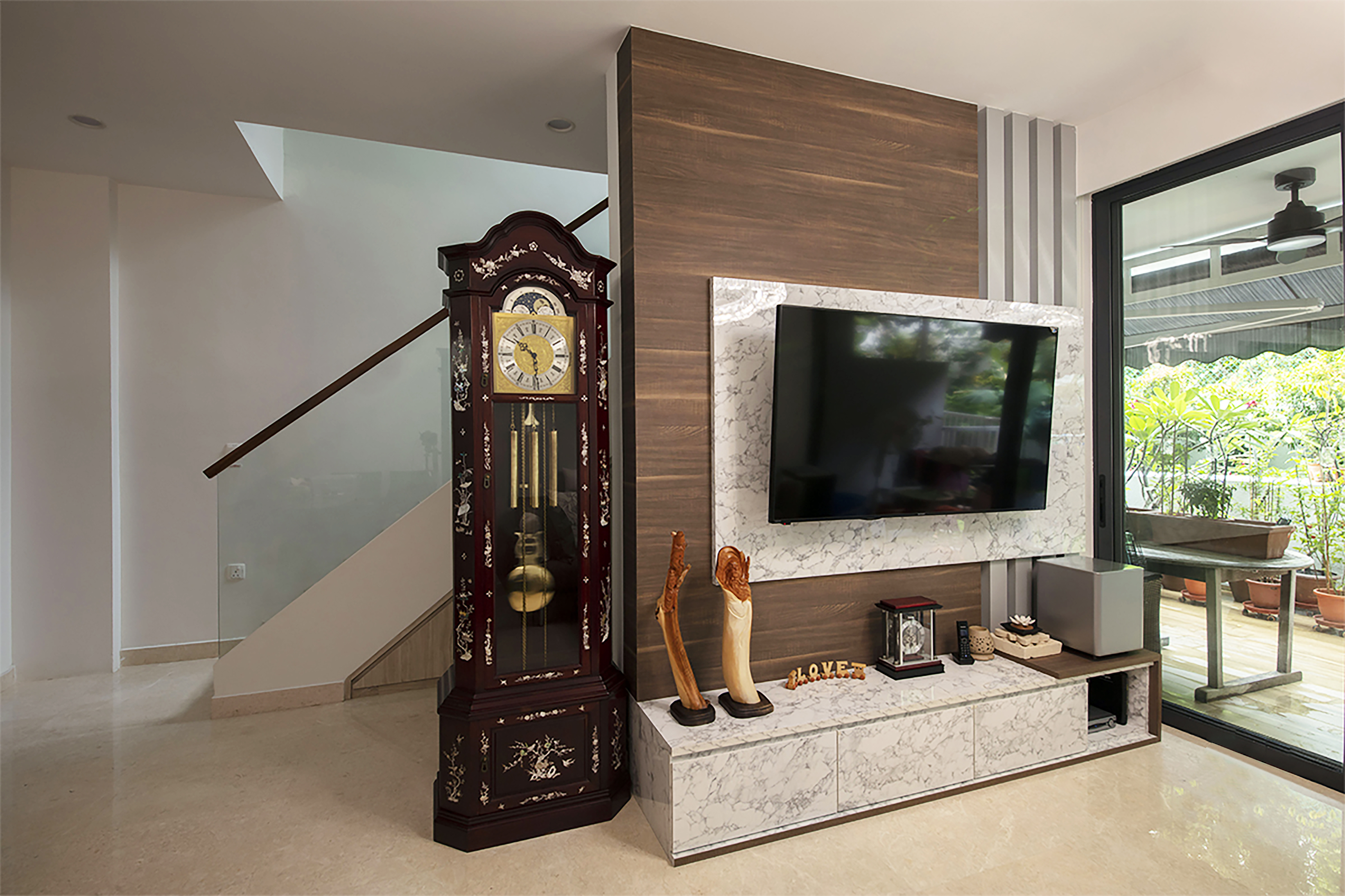 Contemporary Design - Living Room - Landed House - Design by Ovon Design Pte Ltd