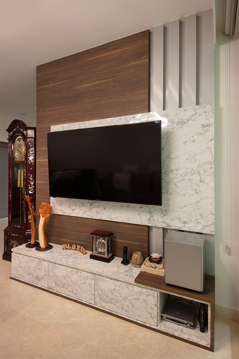 Contemporary Design - Living Room - Landed House - Design by Ovon Design Pte Ltd