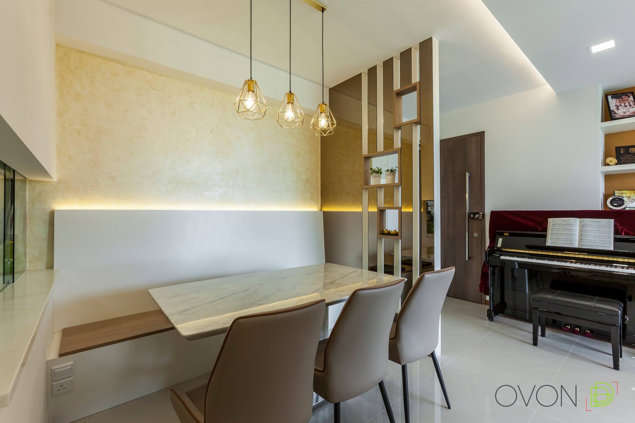 Contemporary Design - Dining Room - Condominium - Design by Ovon Design Pte Ltd