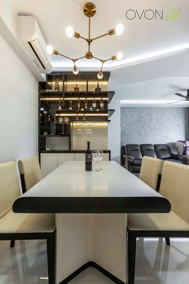 Contemporary Design - Dining Room - Condominium - Design by Ovon Design Pte Ltd