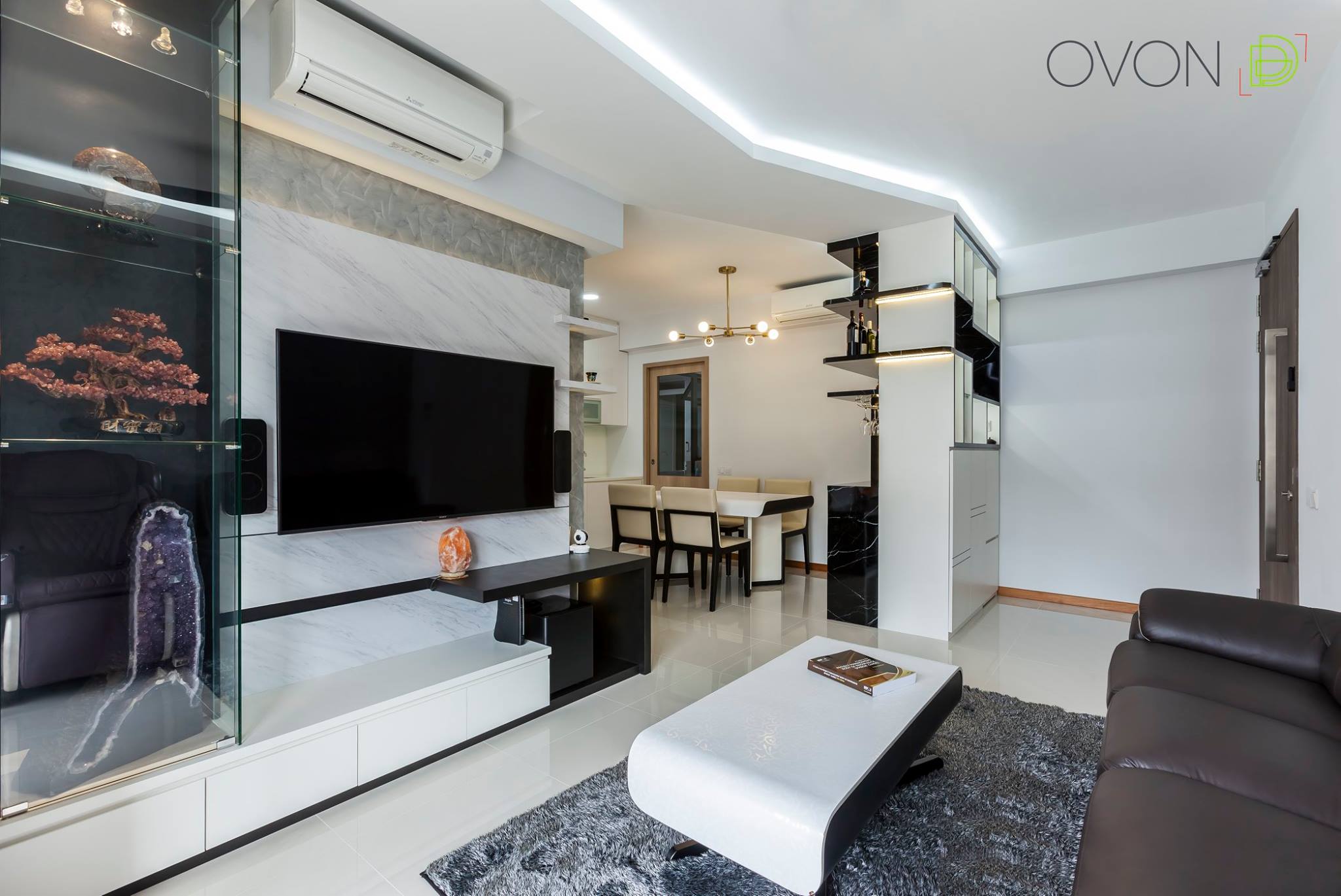 Contemporary Design - Living Room - Condominium - Design by Ovon Design Pte Ltd