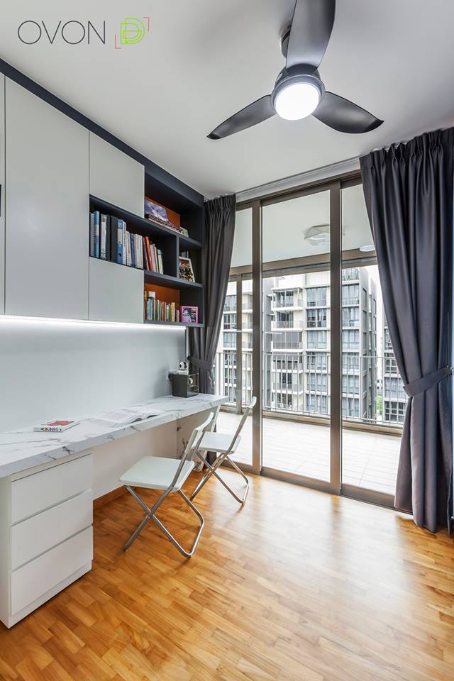 Contemporary Design - Study Room - Condominium - Design by Ovon Design Pte Ltd