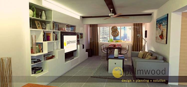 Contemporary, Minimalist, Scandinavian Design - Living Room - HDB 5 Room - Design by Palmwood Pte Ltd