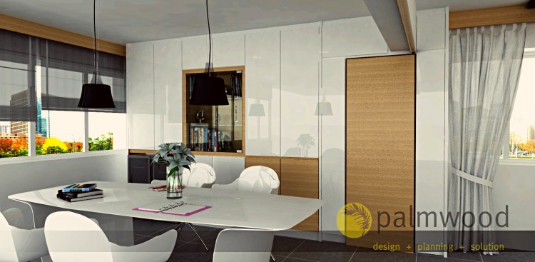 Contemporary, Minimalist, Scandinavian Design - Study Room - HDB 5 Room - Design by Palmwood Pte Ltd