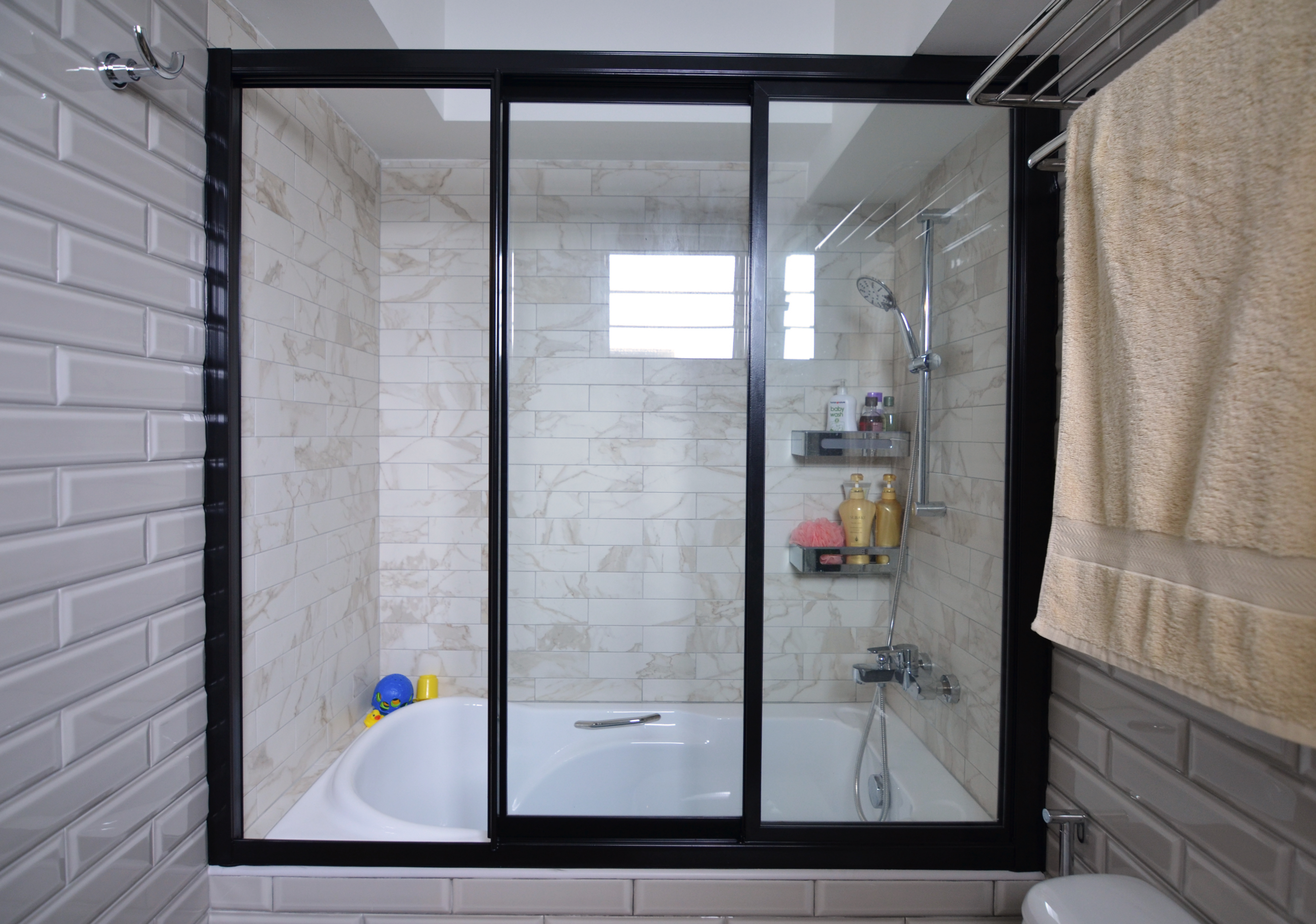 Contemporary Design - Bathroom - HDB 5 Room - Design by Palmwood Pte Ltd