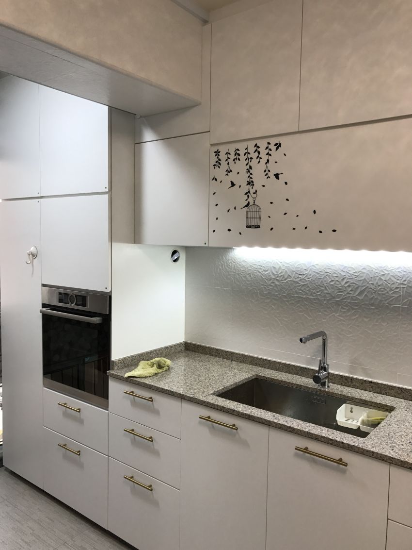 Minimalist Design - Kitchen - HDB 5 Room - Design by Palmwood Pte Ltd