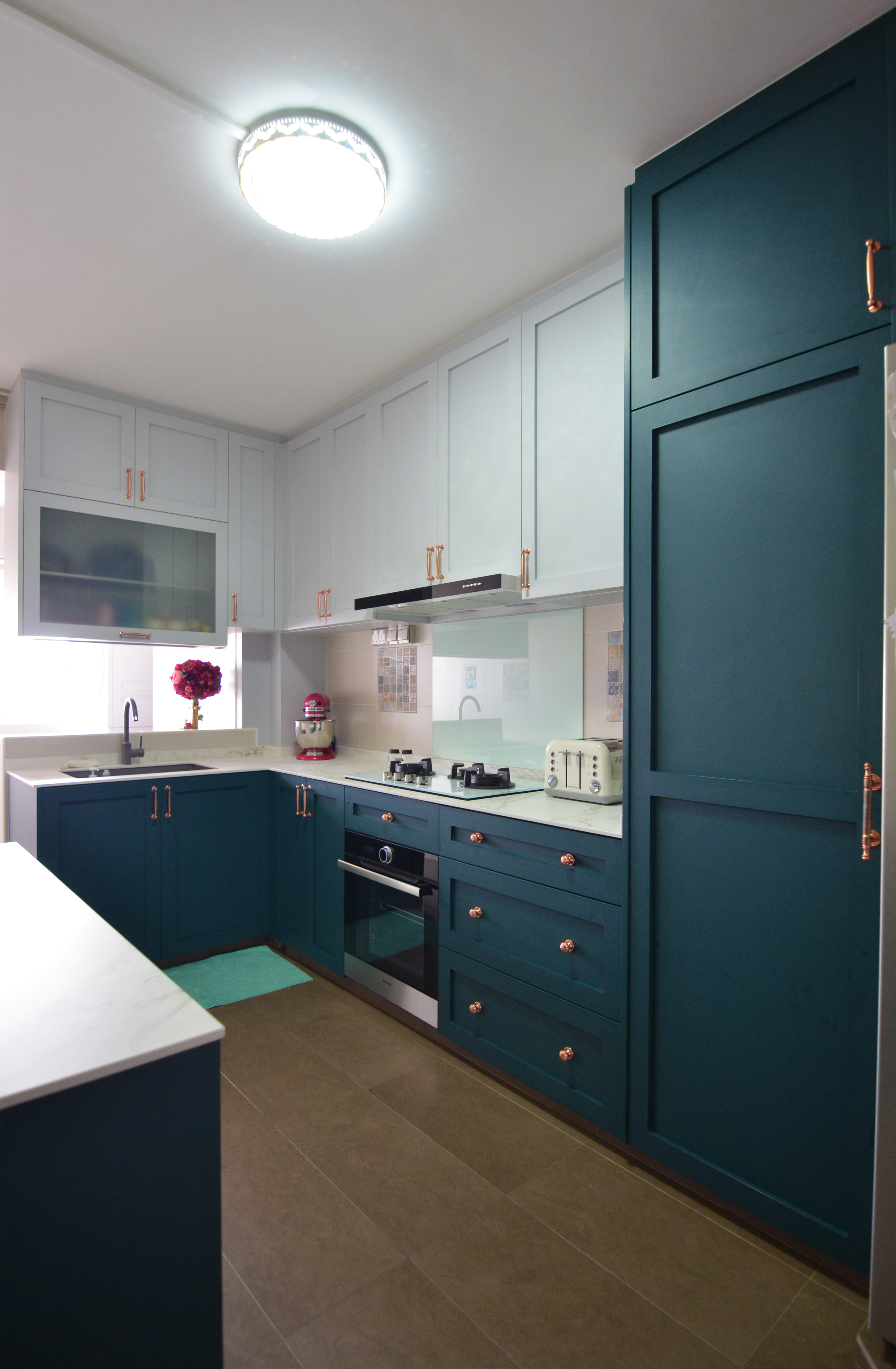 Contemporary Design - Kitchen - HDB 4 Room - Design by Palmwood Pte Ltd