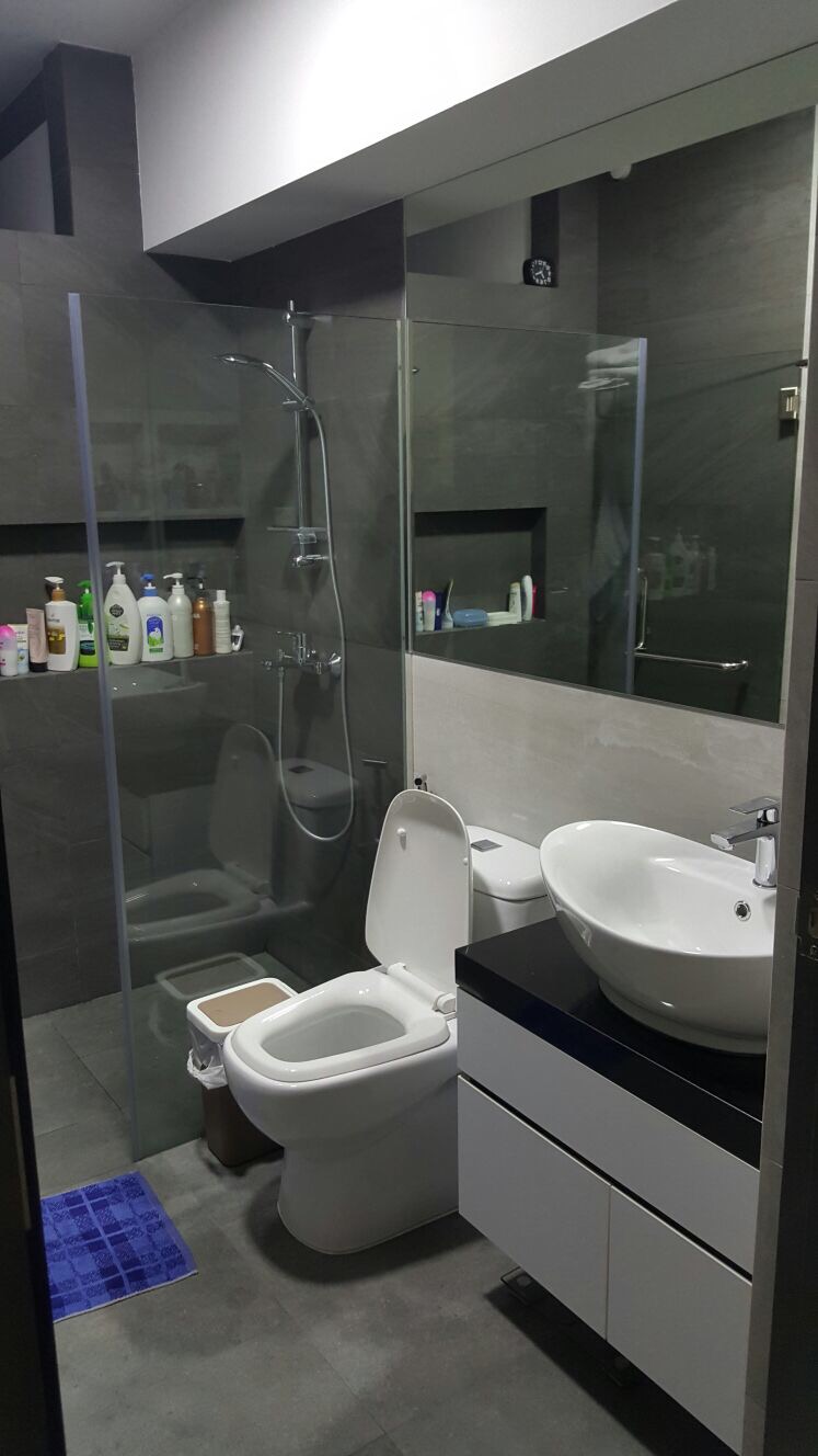 Contemporary, Minimalist, Modern Design - Bathroom - HDB 5 Room - Design by PJ DESIGNWORKS PTE LTD