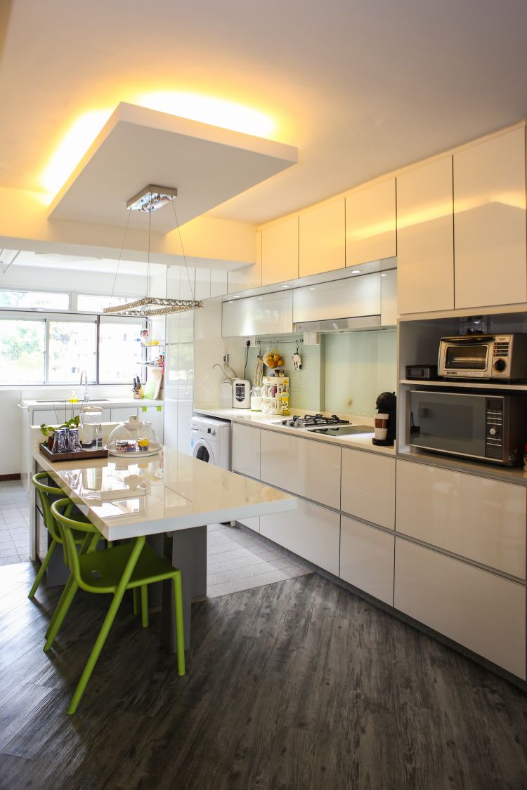 Contemporary, Minimalist Design - Kitchen - HDB 3 Room - Design by PJ DESIGNWORKS PTE LTD