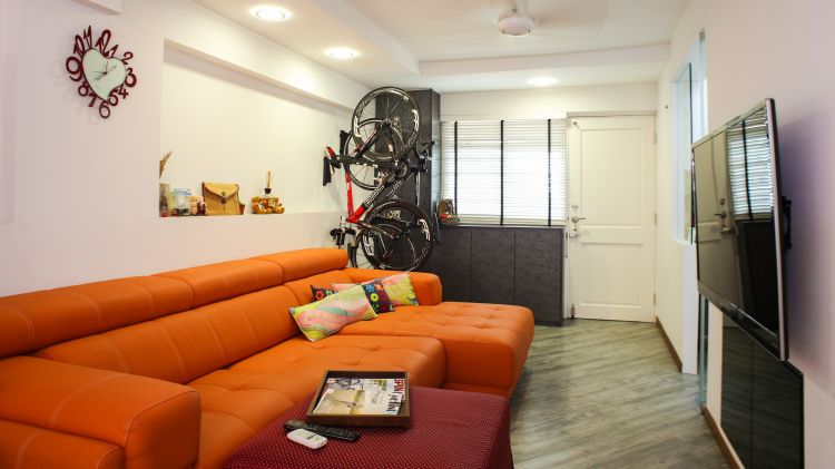 Contemporary, Minimalist Design - Living Room - HDB 3 Room - Design by PJ DESIGNWORKS PTE LTD
