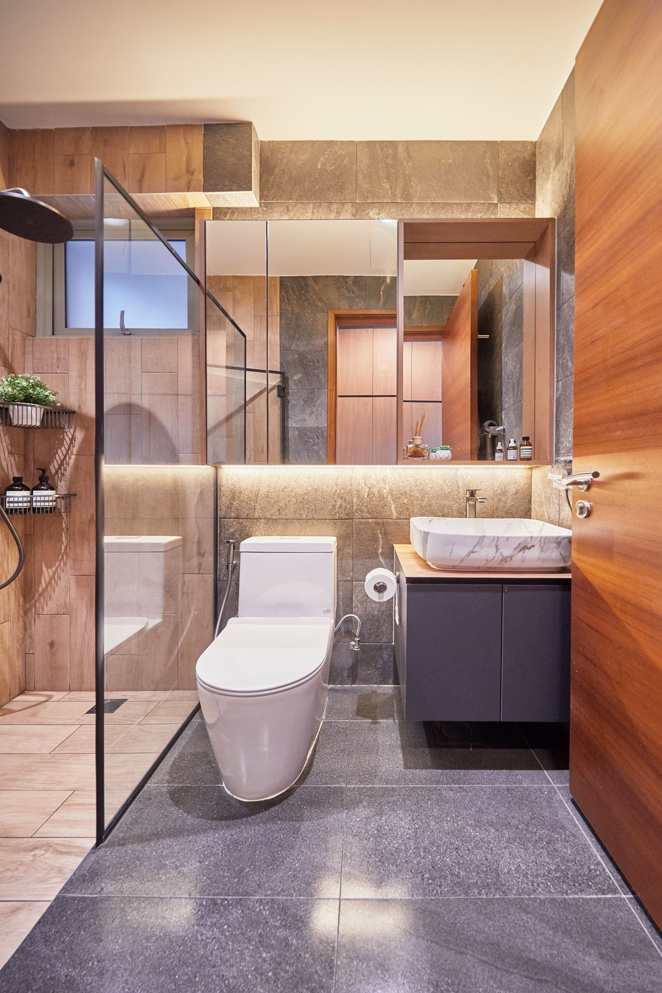 Contemporary, Scandinavian Design - Bathroom - Condominium - Design by Plus Interior Studio Pte Ltd