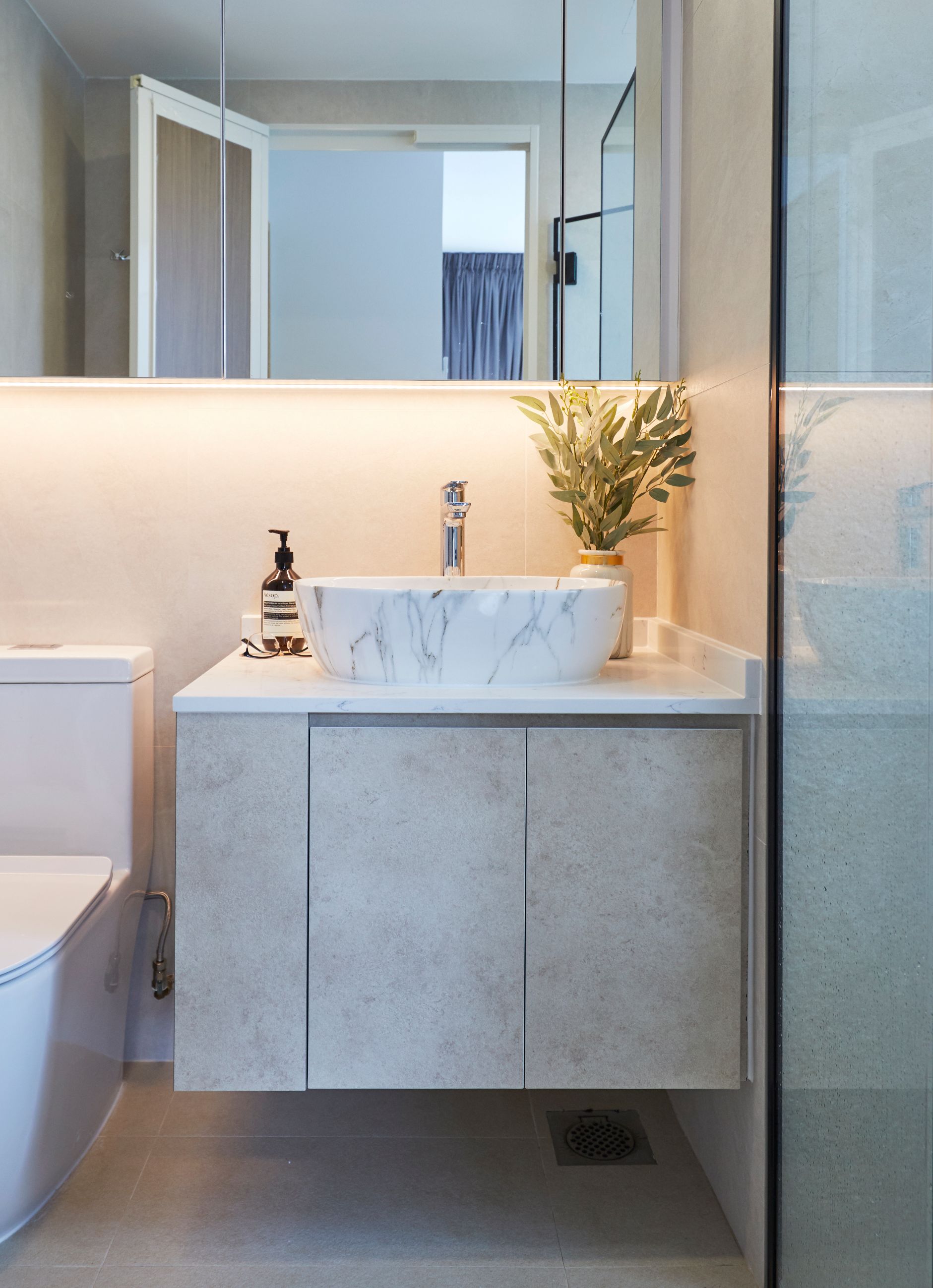 Contemporary, Modern, Scandinavian Design - Bathroom - Condominium - Design by Plus Interior Studio Pte Ltd