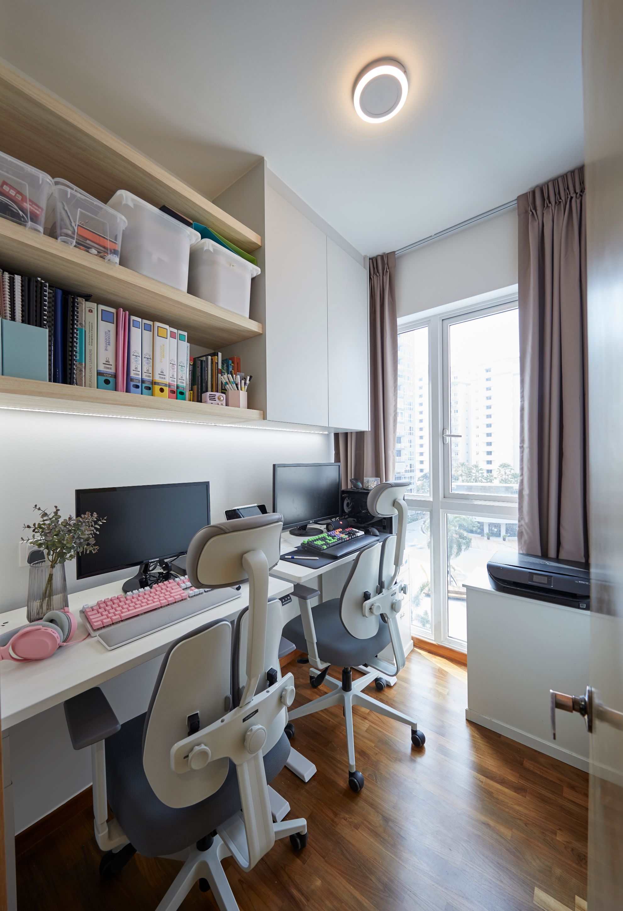 Contemporary, Modern, Scandinavian Design - Study Room - Condominium - Design by Plus Interior Studio Pte Ltd