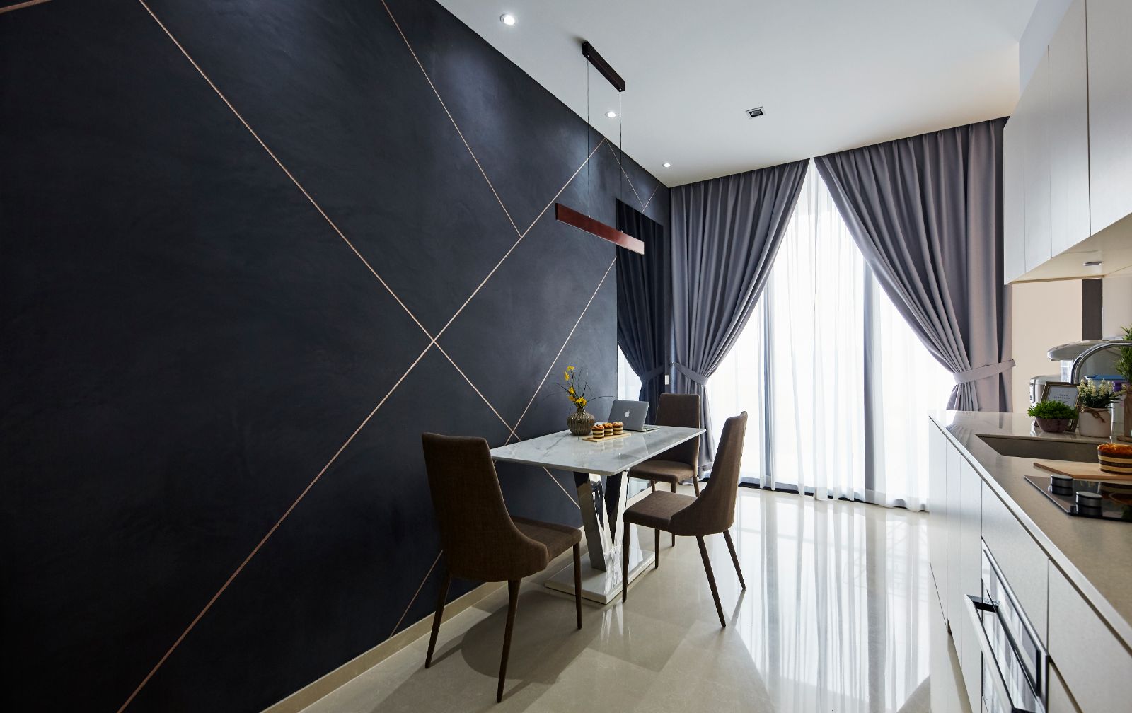 Contemporary, Modern Design - Dining Room - Condominium - Design by Plus Interior Studio Pte Ltd