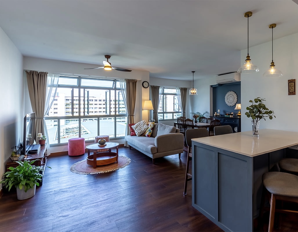 Resort, Tropical Design - Living Room - Landed House - Design by PHD Posh Home Design Pte Ltd