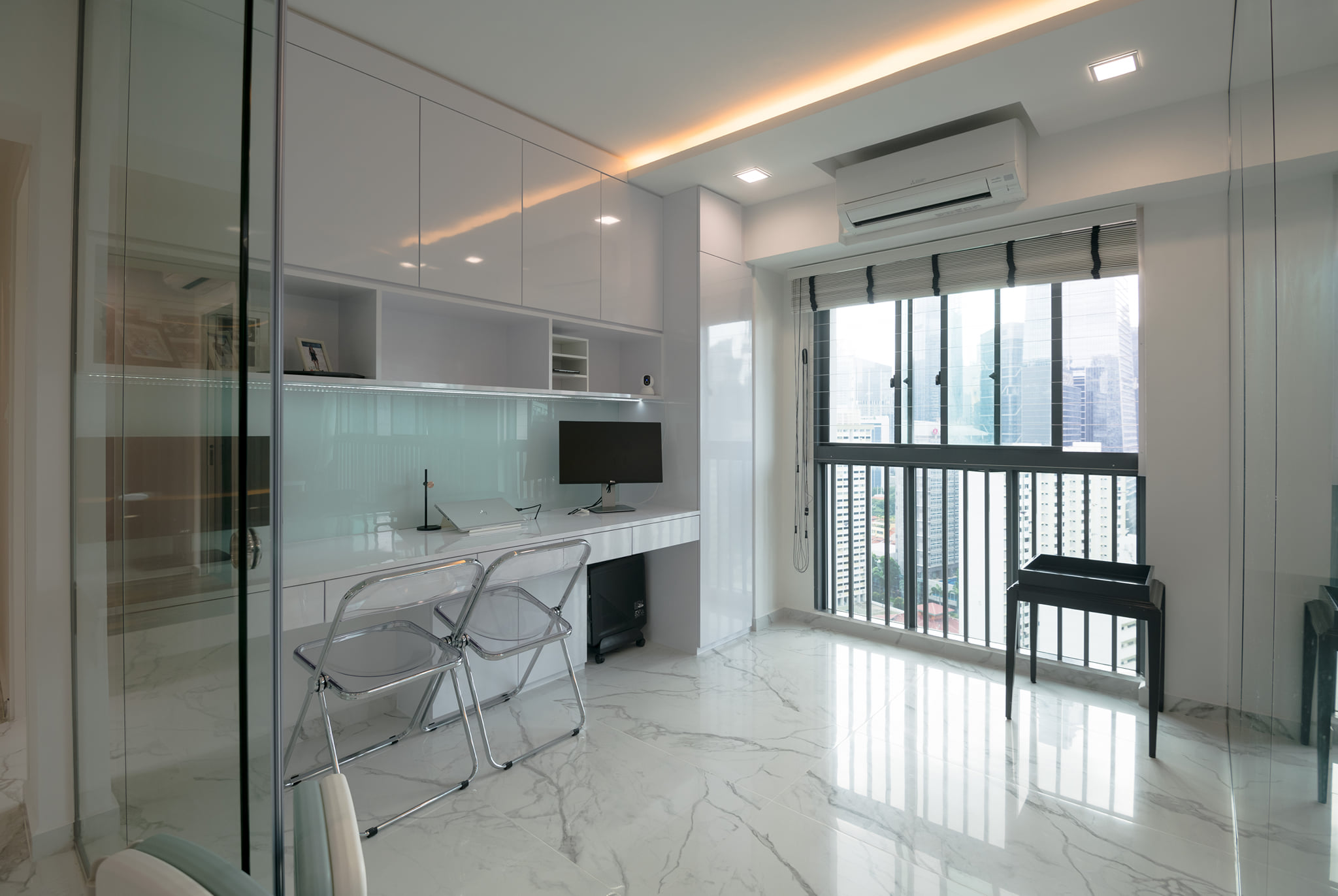 Minimalist Design - Study Room - HDB 5 Room - Design by PHD Posh Home Design Pte Ltd