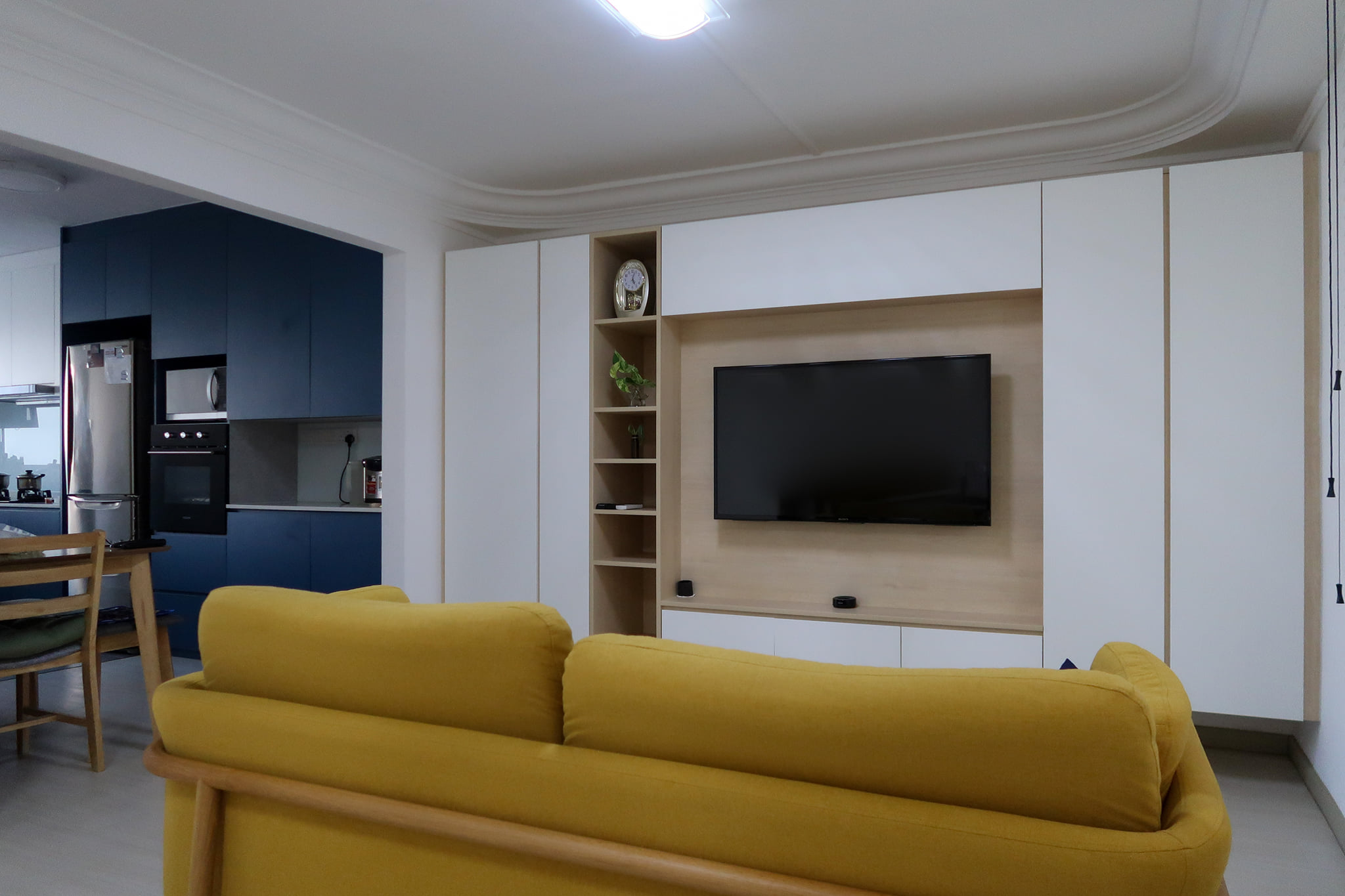 Minimalist Design - Living Room - HDB 5 Room - Design by PHD Posh Home Design Pte Ltd