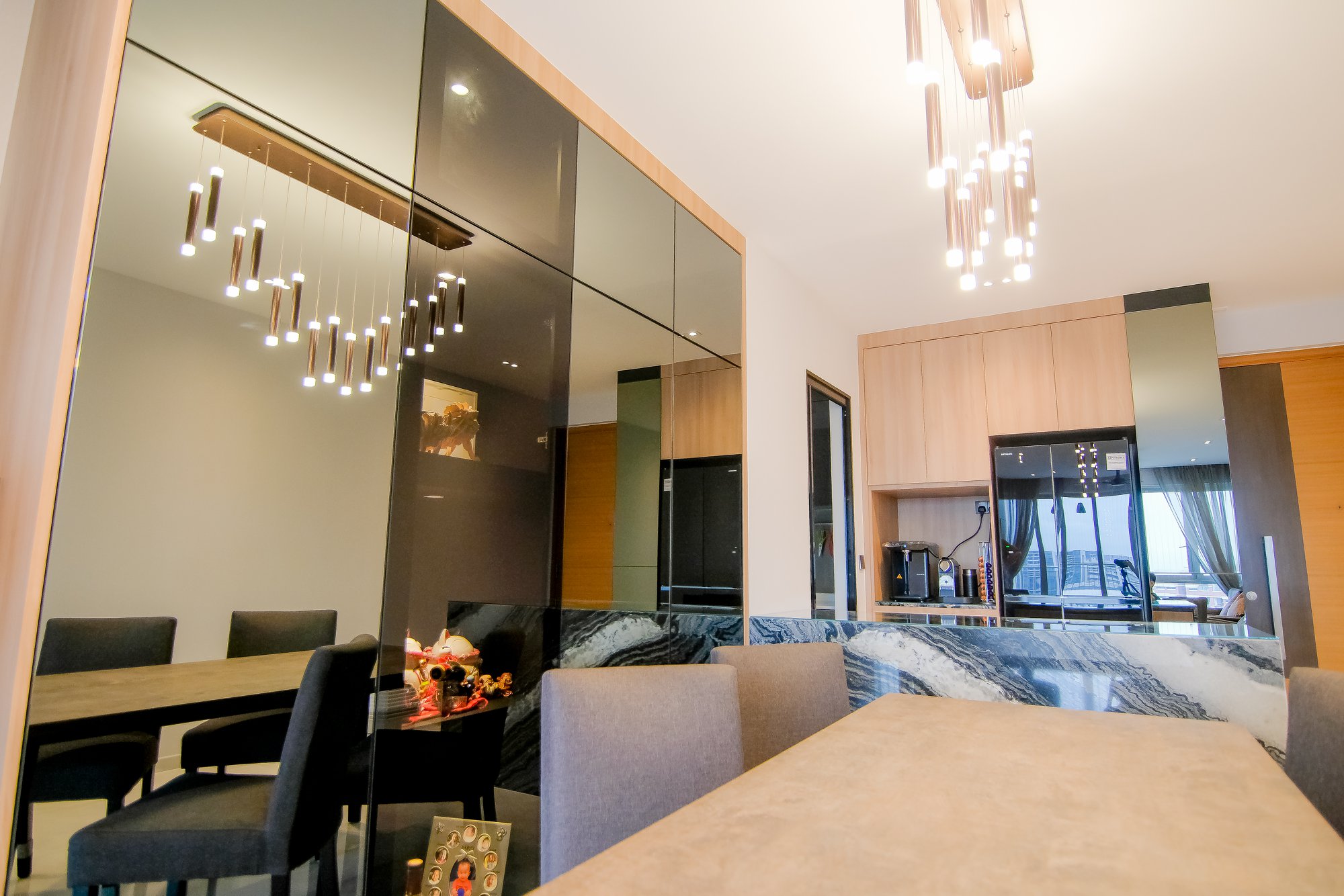 Resort Design - Dining Room - Condominium - Design by PHD Posh Home Design Pte Ltd