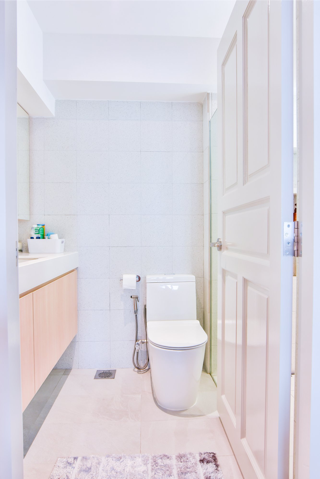 Scandinavian Design - Bathroom - HDB Executive Apartment - Design by PHD Posh Home Design Pte Ltd