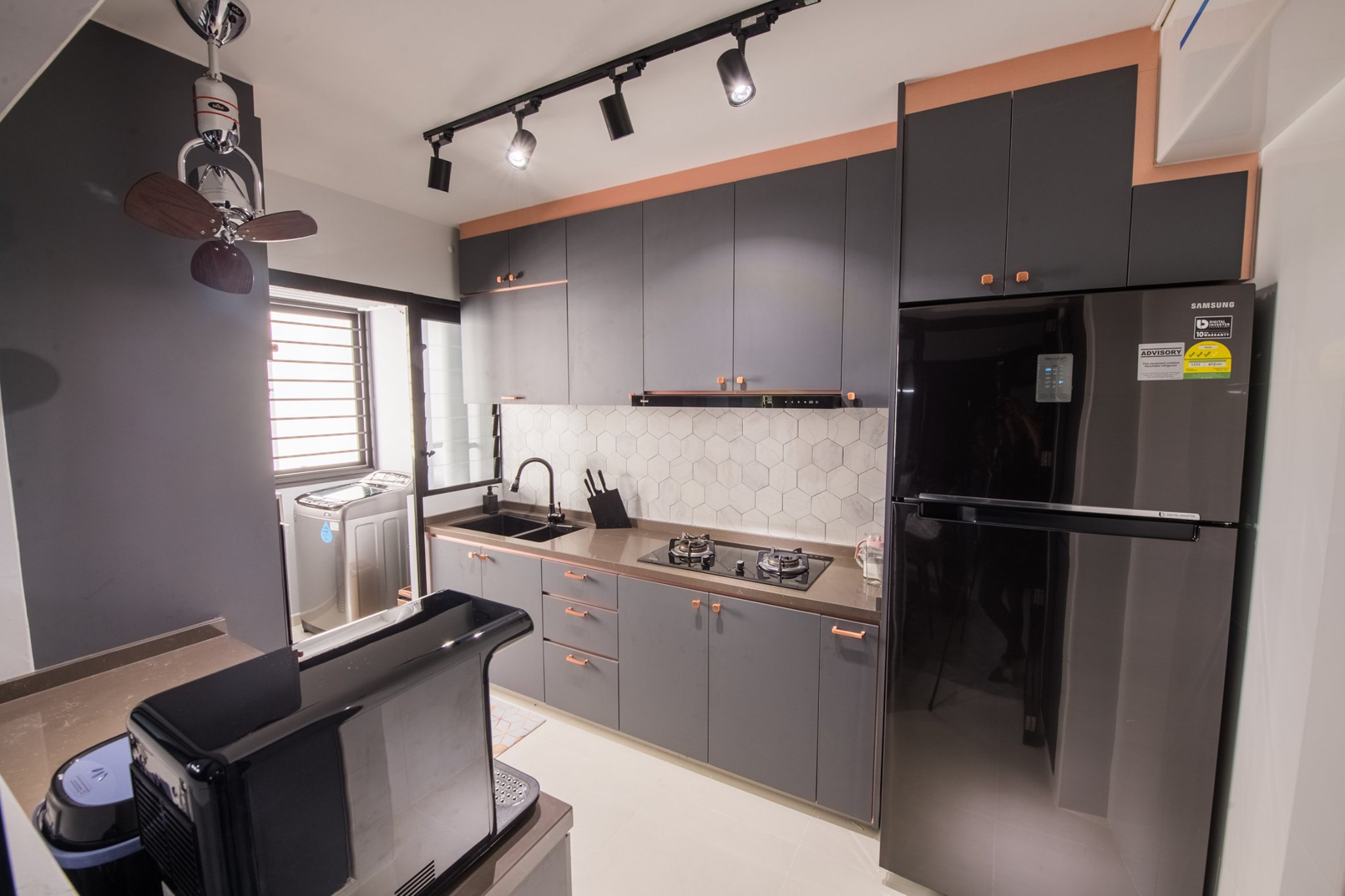 Scandinavian Design - Kitchen - HDB 5 Room - Design by PHD Posh Home Design Pte Ltd