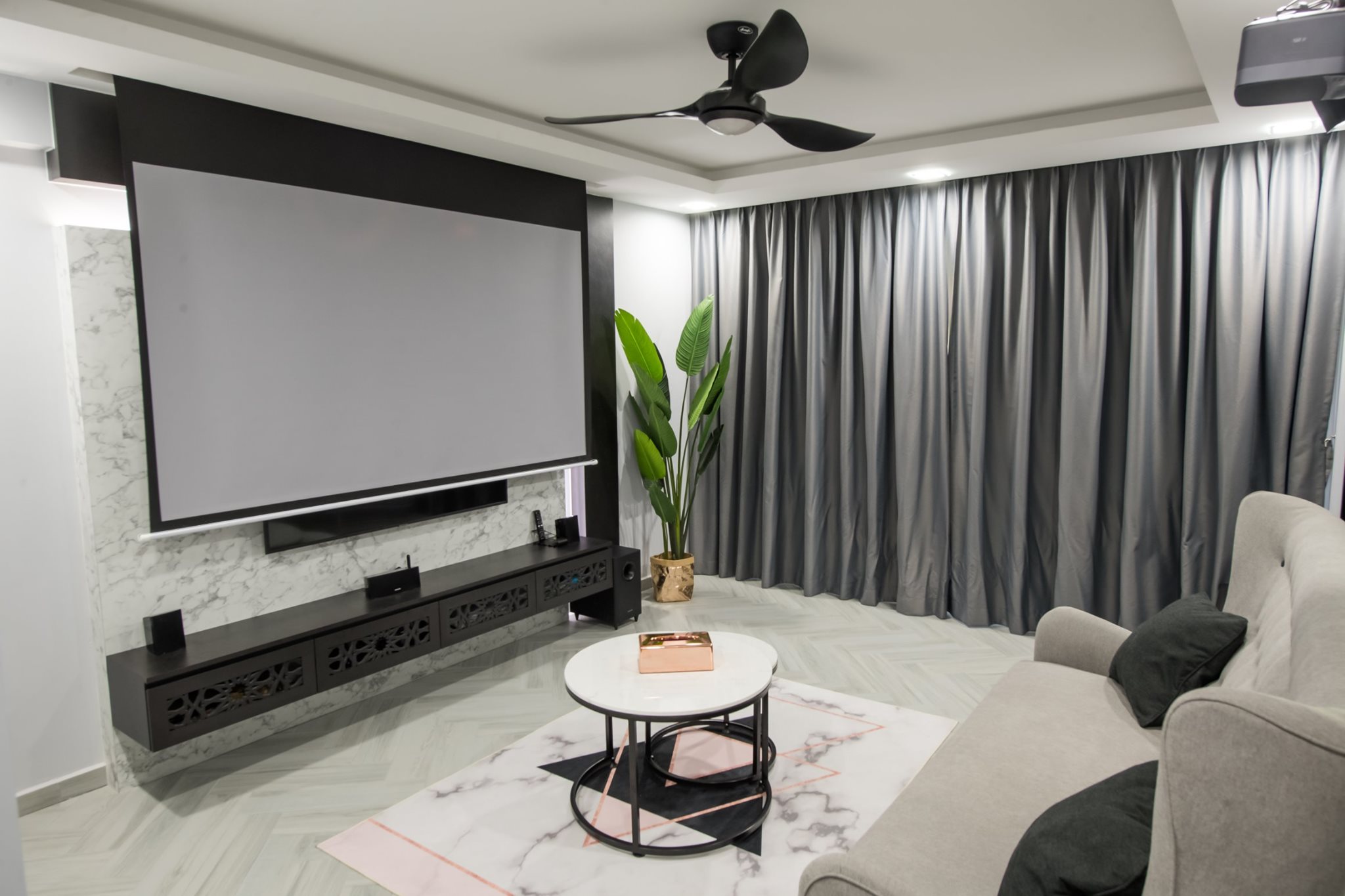 Scandinavian Design - Living Room - HDB 5 Room - Design by PHD Posh Home Design Pte Ltd