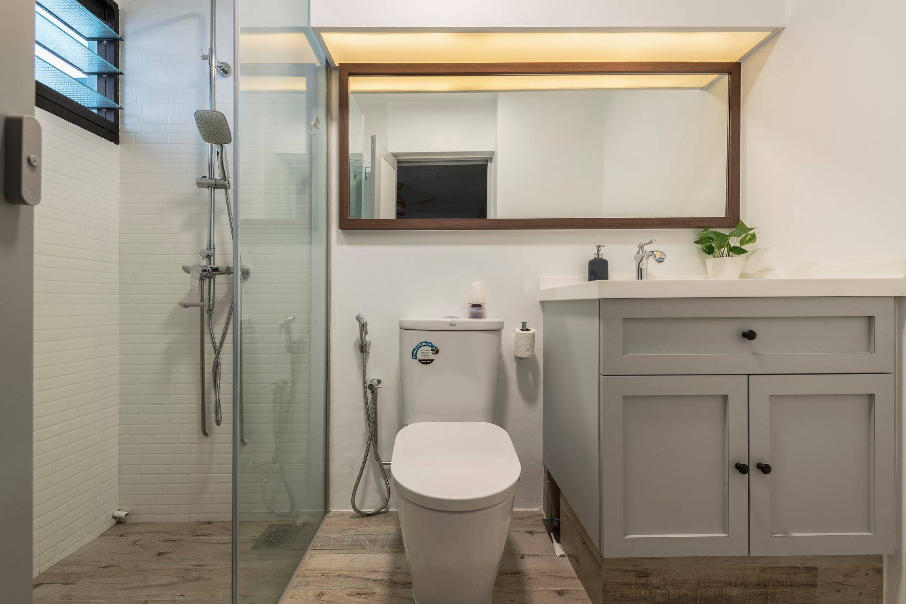 Victorian Design - Bathroom - HDB 5 Room - Design by PHD Posh Home Design Pte Ltd