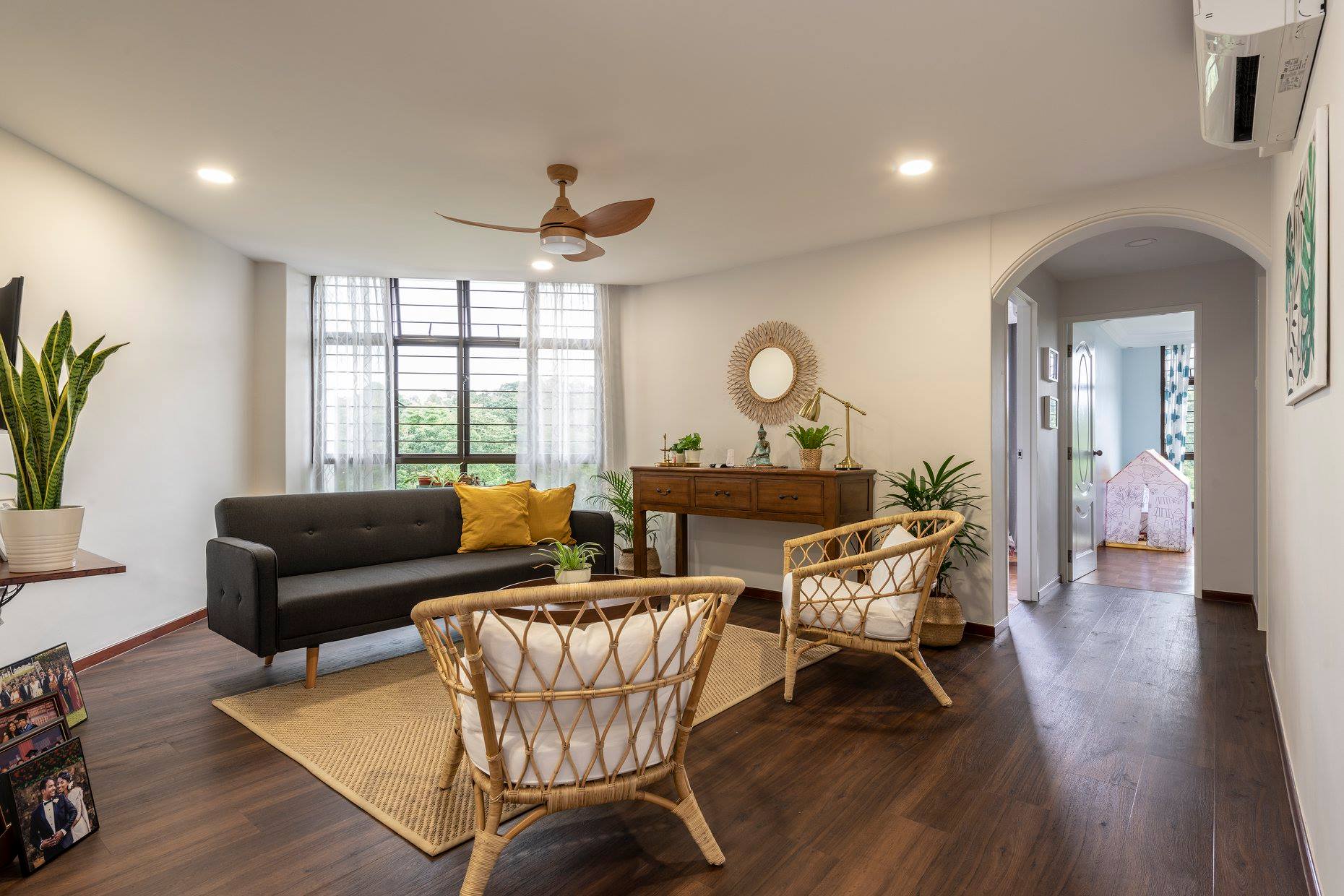 Victorian Design - Living Room - HDB 5 Room - Design by PHD Posh Home Design Pte Ltd