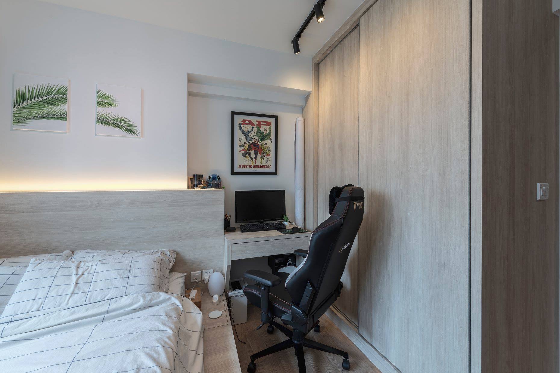 Scandinavian Design - Bedroom - HDB 5 Room - Design by PHD Posh Home Design Pte Ltd