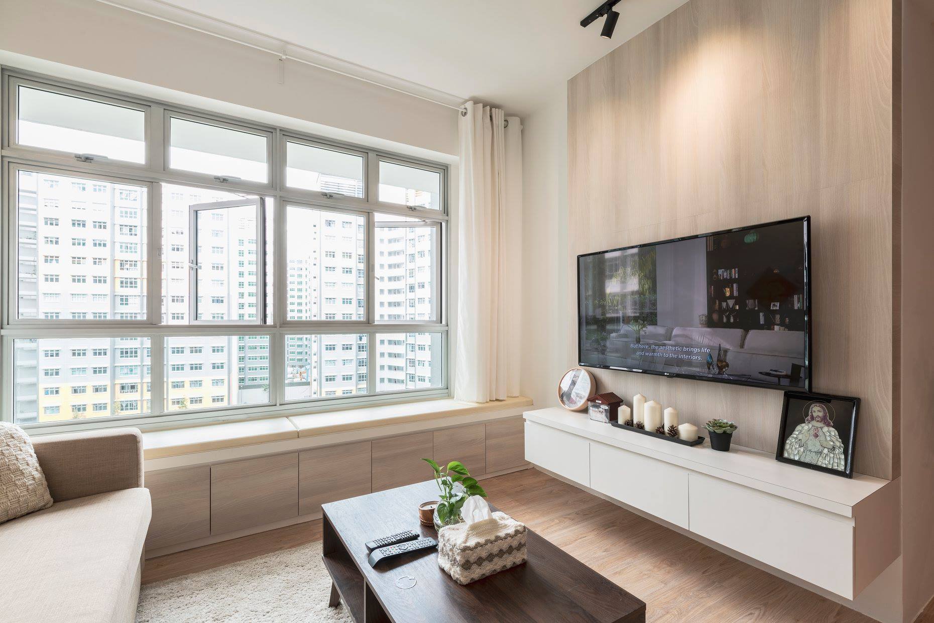 Scandinavian Design - Living Room - HDB 5 Room - Design by PHD Posh Home Design Pte Ltd
