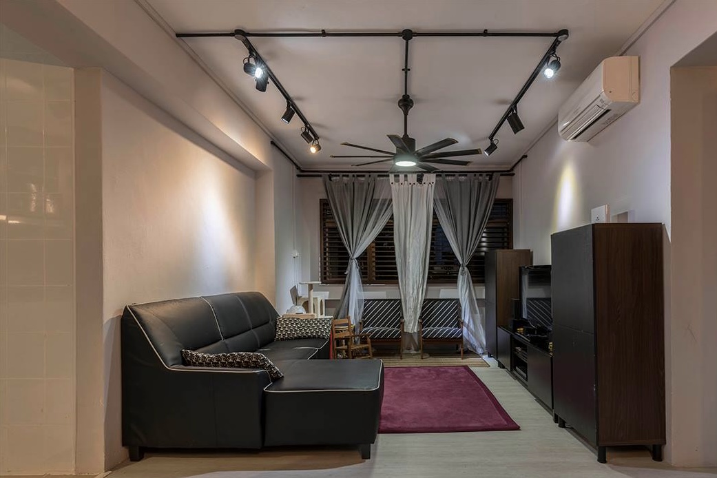 Contemporary, Retro Design - Living Room - HDB 4 Room - Design by PHD Posh Home Design Pte Ltd