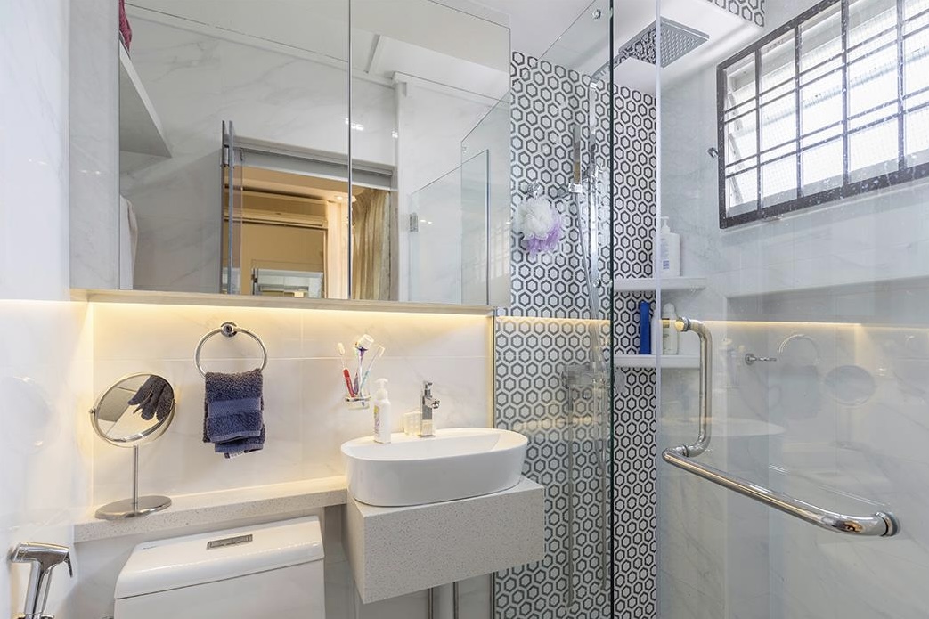 Modern Design - Bathroom - HDB 5 Room - Design by PHD Posh Home Design Pte Ltd