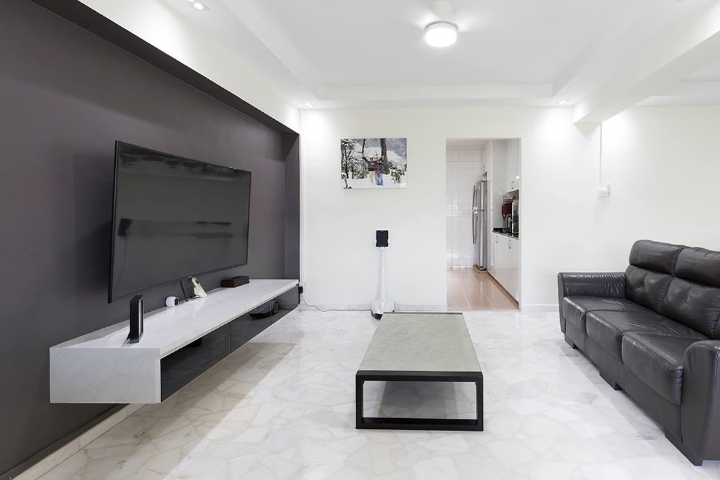 Modern Design - Living Room - HDB 5 Room - Design by PHD Posh Home Design Pte Ltd