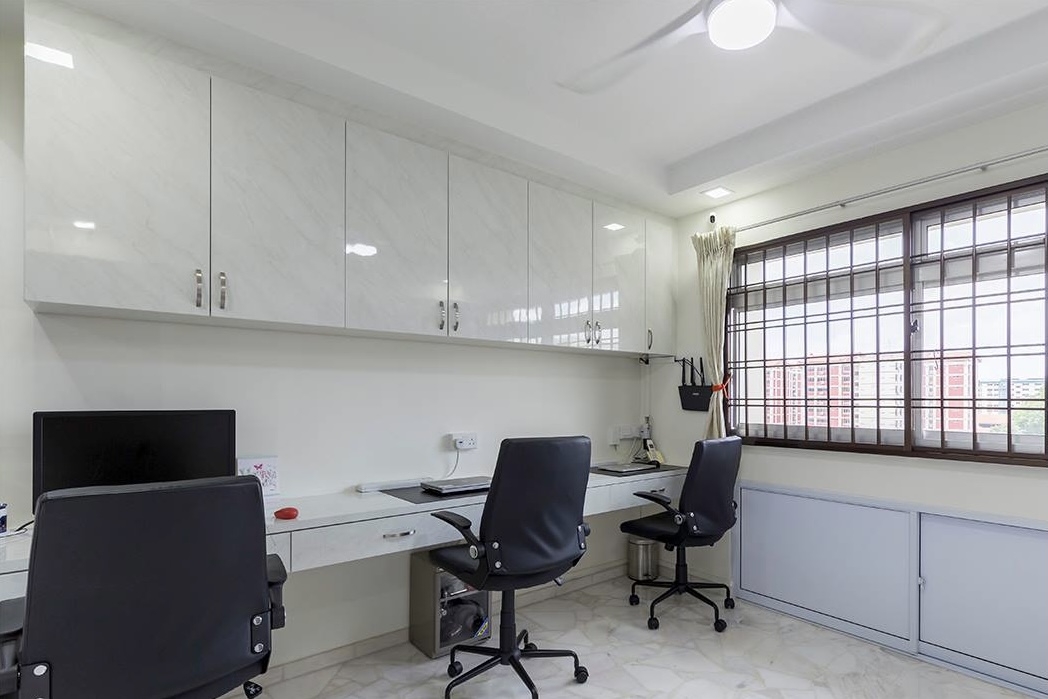 Modern Design - Study Room - HDB 5 Room - Design by PHD Posh Home Design Pte Ltd