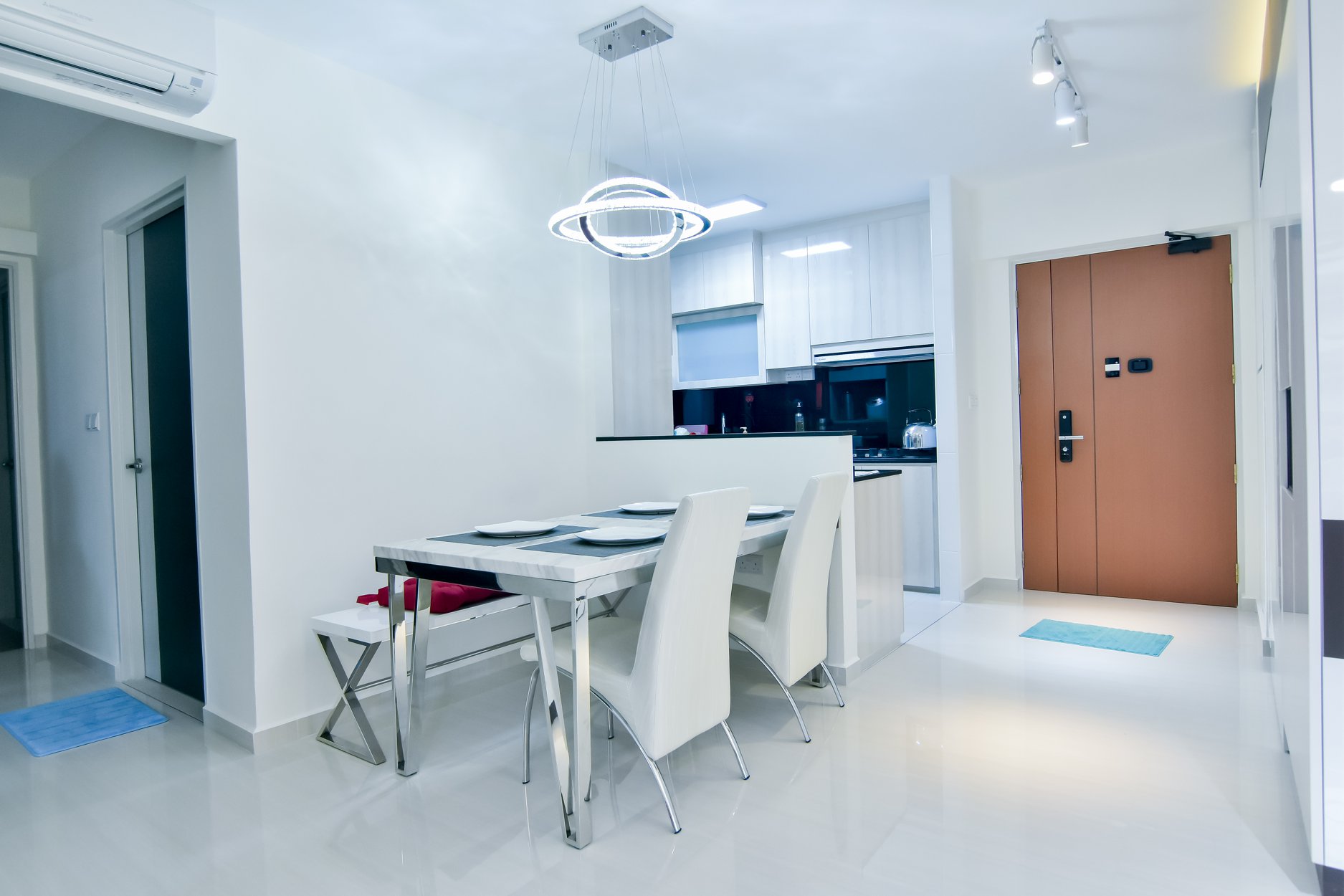 Minimalist Design - Dining Room - HDB 5 Room - Design by PHD Posh Home Design Pte Ltd