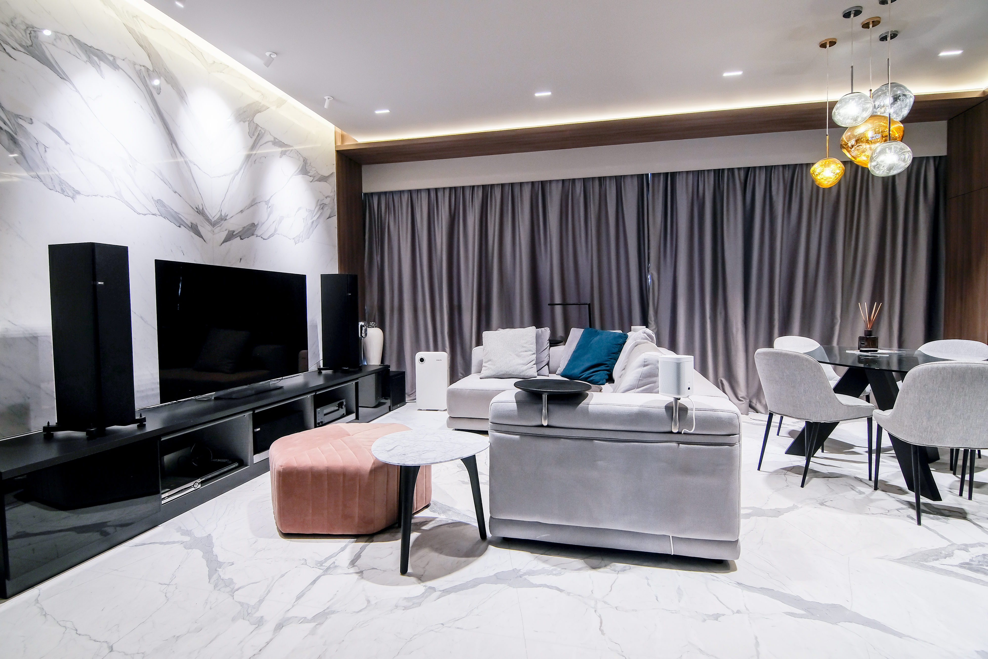 Contemporary Design - Living Room - Condominium - Design by PHD Posh Home Design Pte Ltd