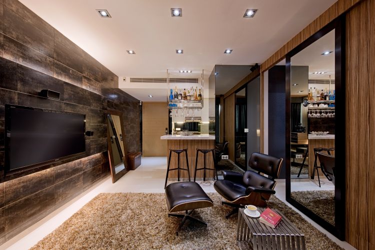 Classical, Rustic Design - Living Room - Condominium - Design by Posh Home Holding Pte Ltd