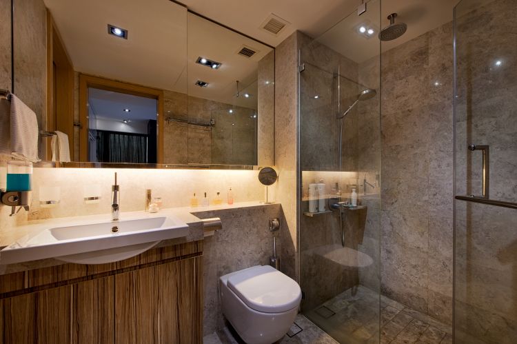 Classical, Rustic Design - Bathroom - Condominium - Design by Posh Home Holding Pte Ltd